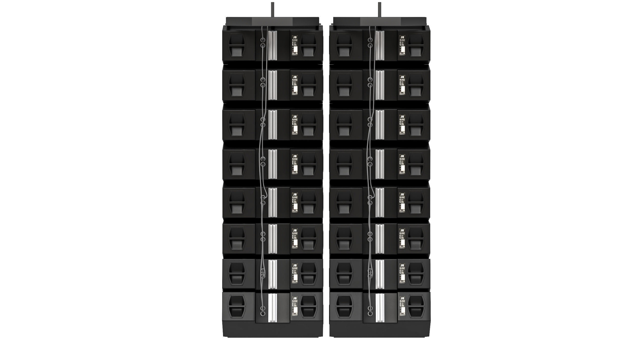 Concert Sound System Line Array 01 3D model_9