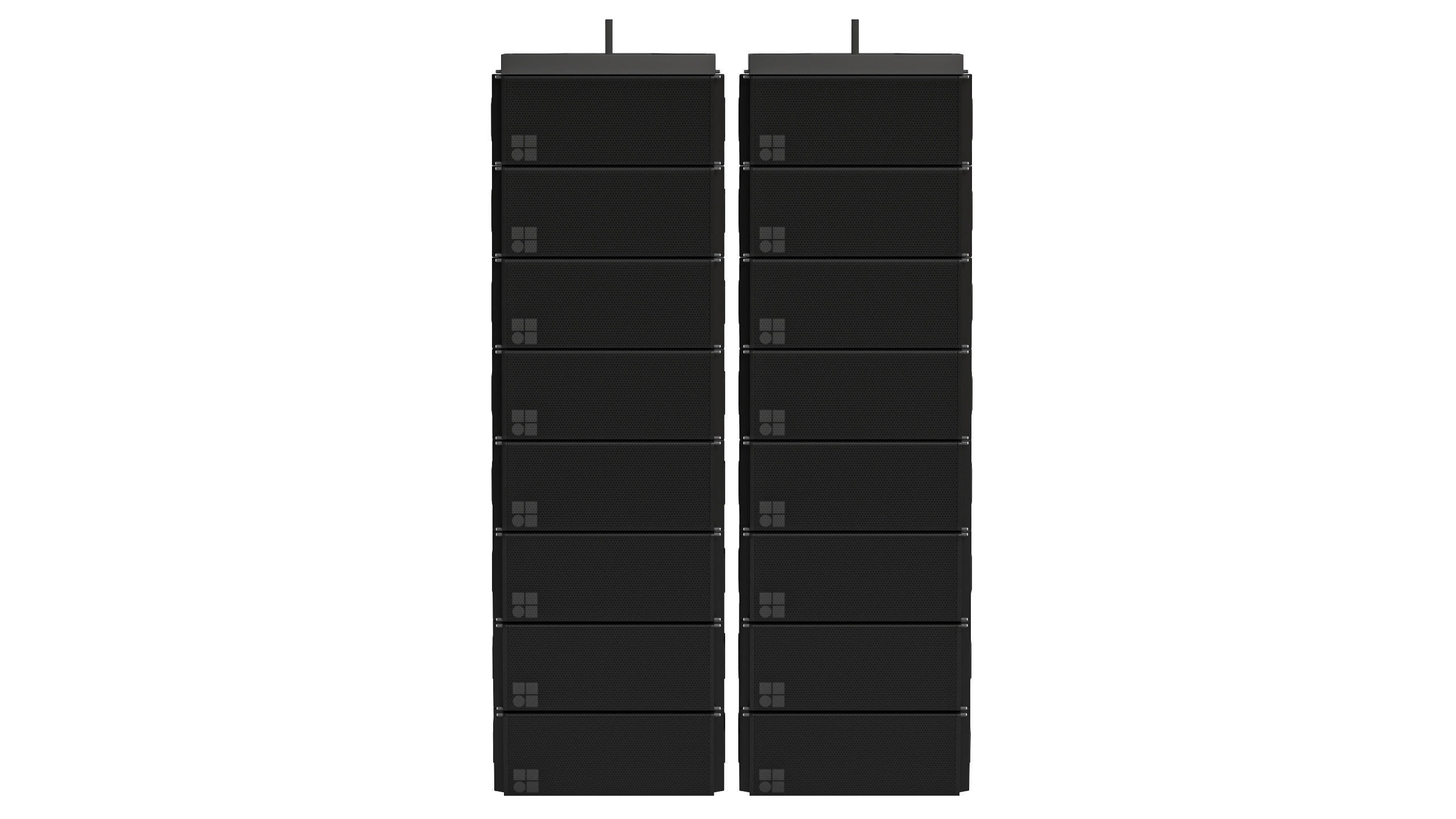 Concert Sound System Line Array 01 3D model_6