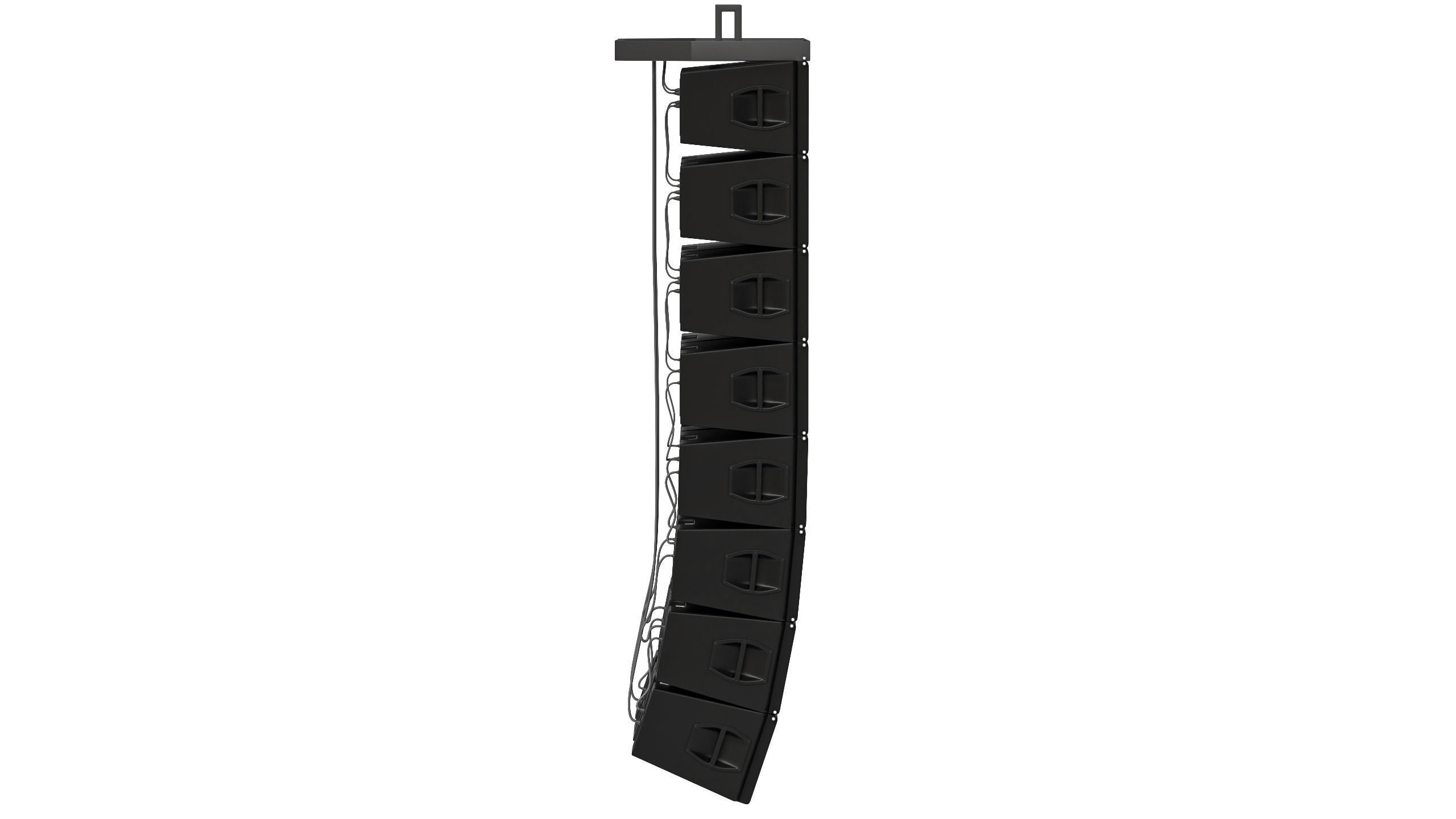 Concert Sound System Line Array 01 3D model_7