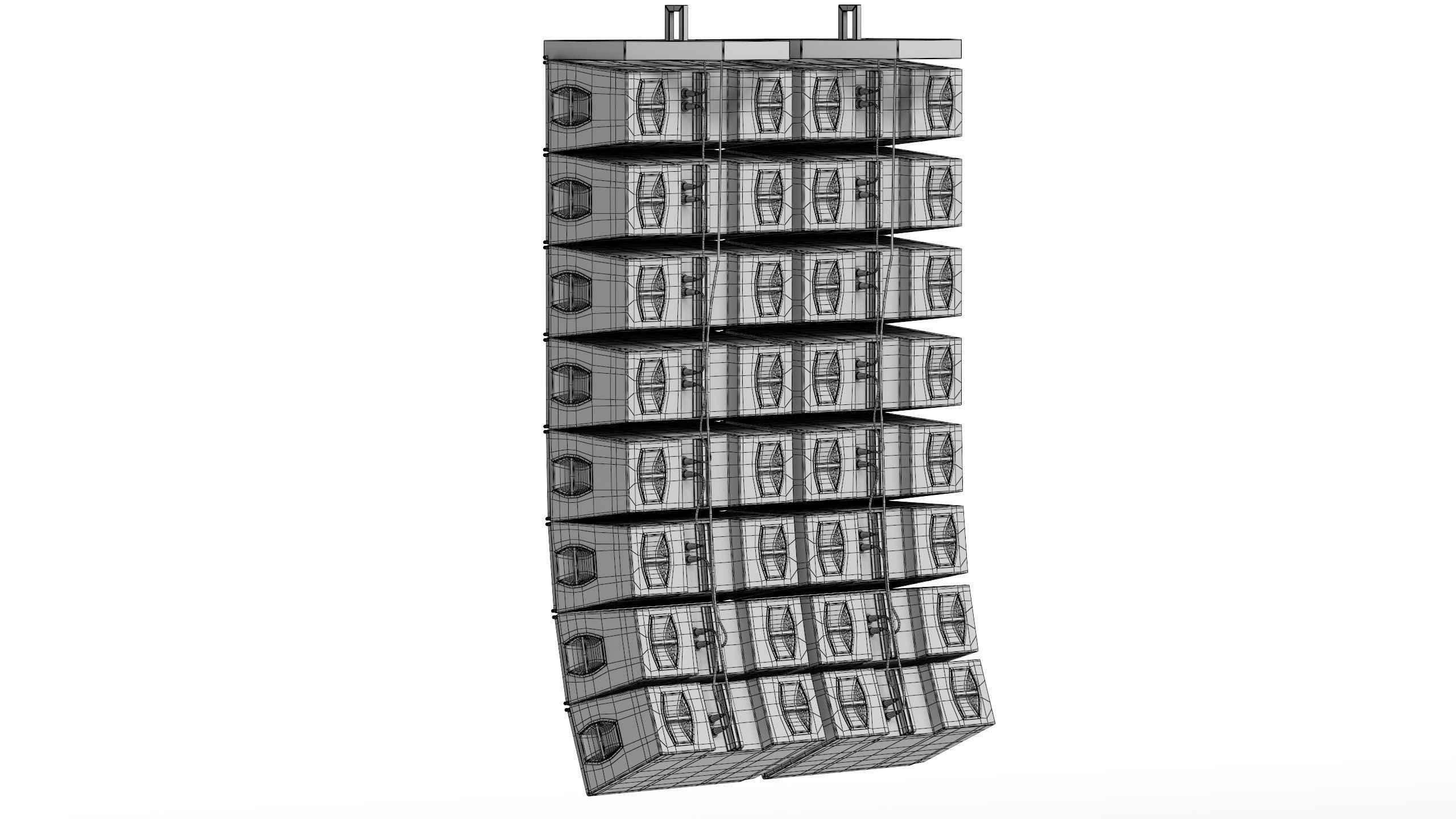 Concert Sound System Line Array 01 3D model_21