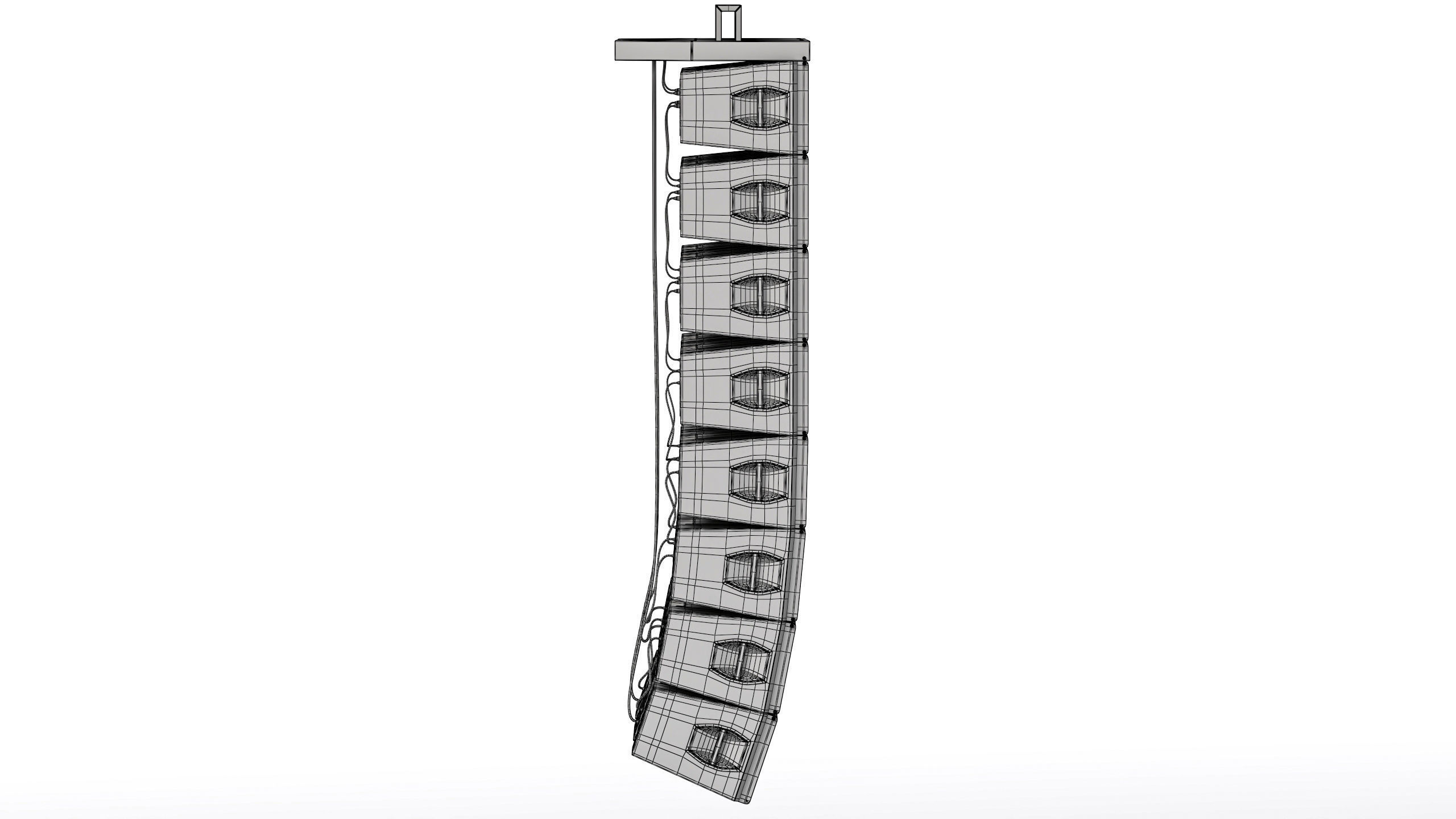 Concert Sound System Line Array 01 3D model_18