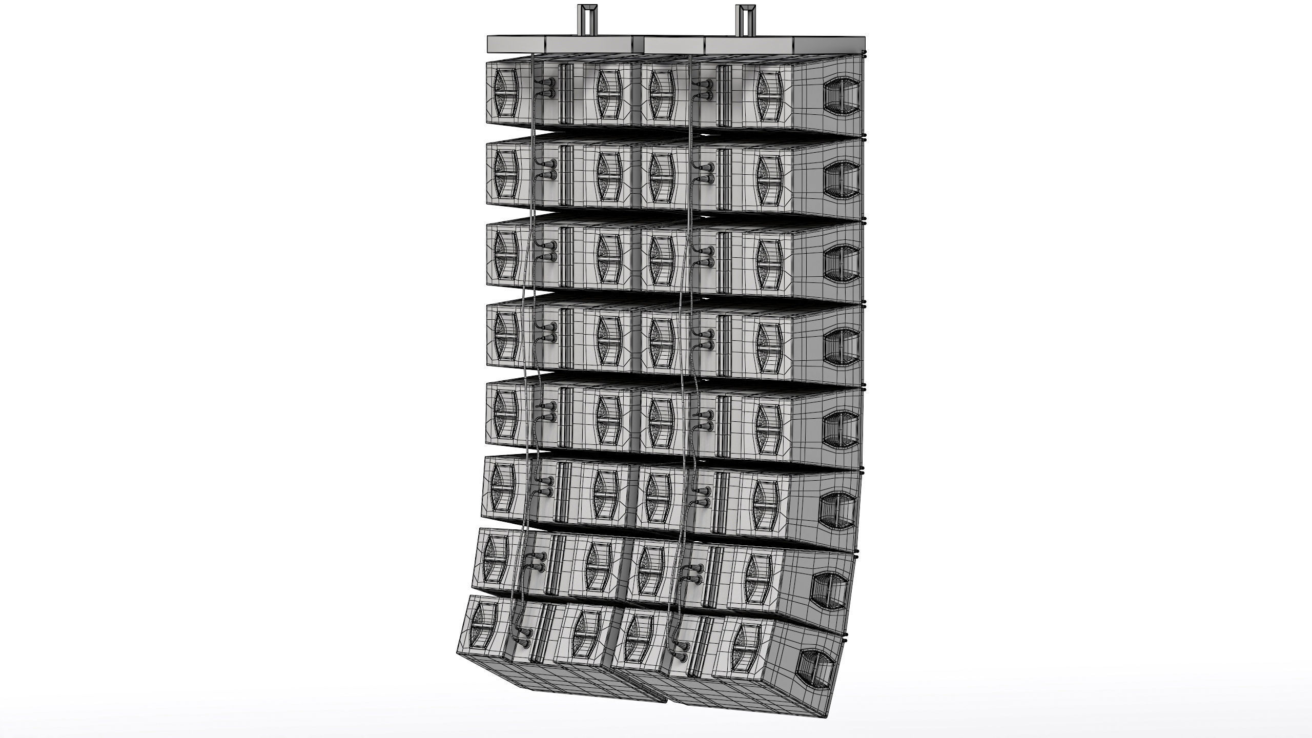 Concert Sound System Line Array 01 3D model_19