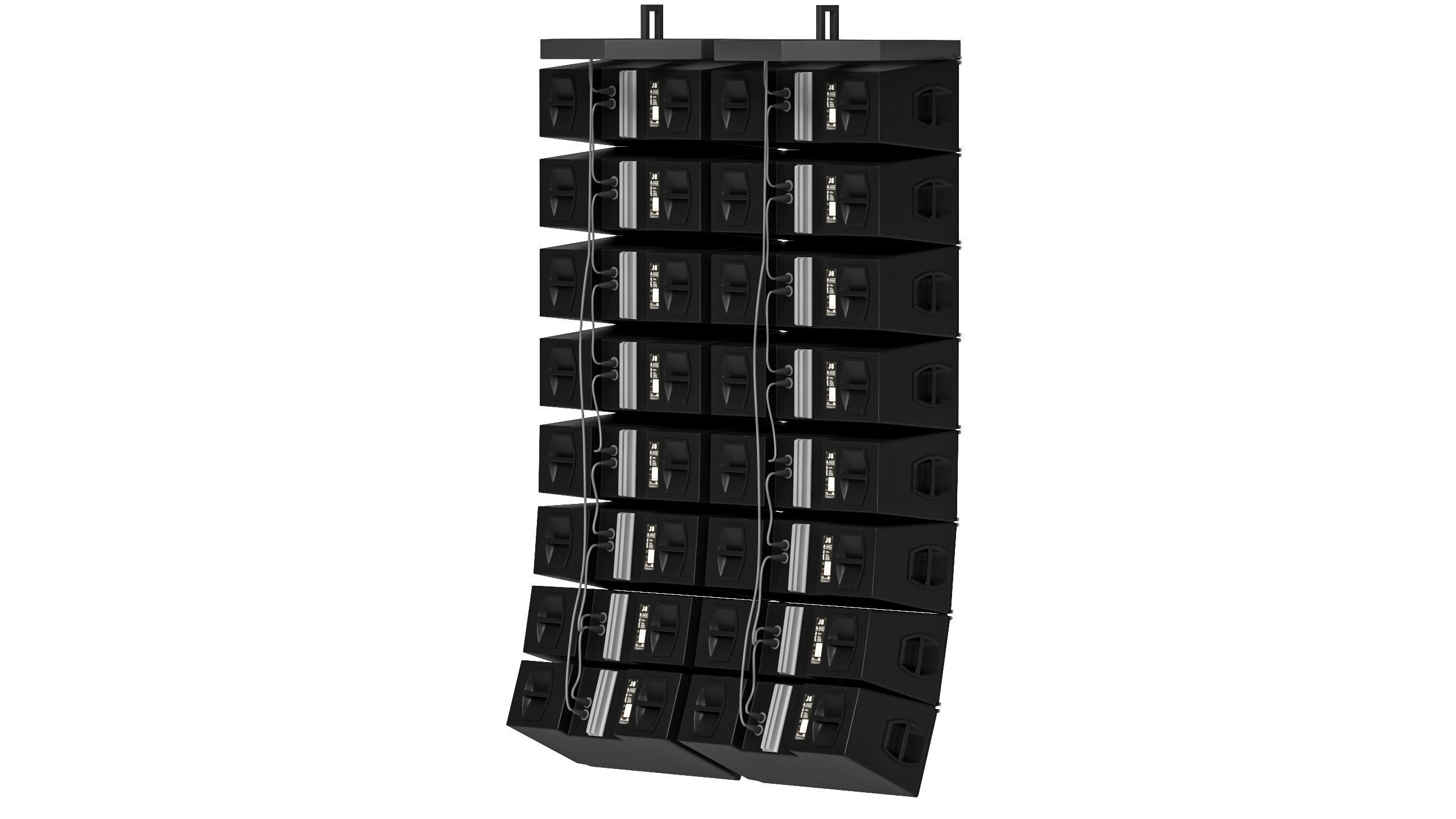Concert Sound System Line Array 01 3D model_8