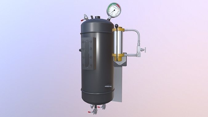 Fluid Control Equipment Low-poly 3D model