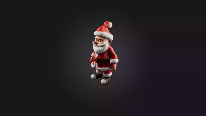 Cartoon Santa