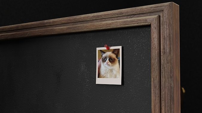 Realistic Blackboard 3D model