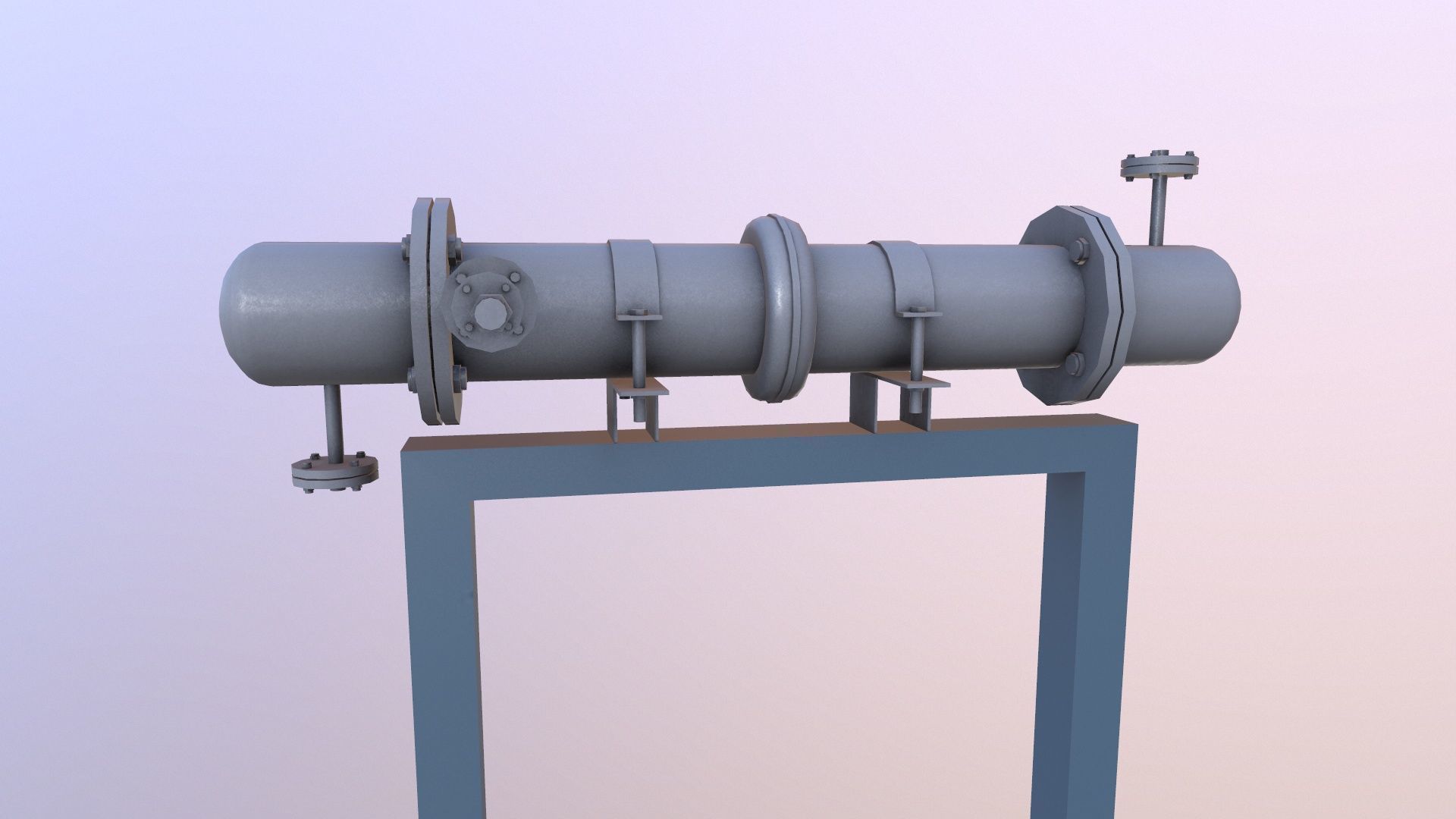 Heat Exchangers Low-poly 3D model_6