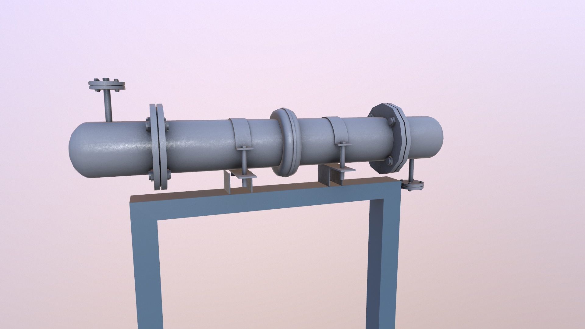 Heat Exchangers Low-poly 3D model_3