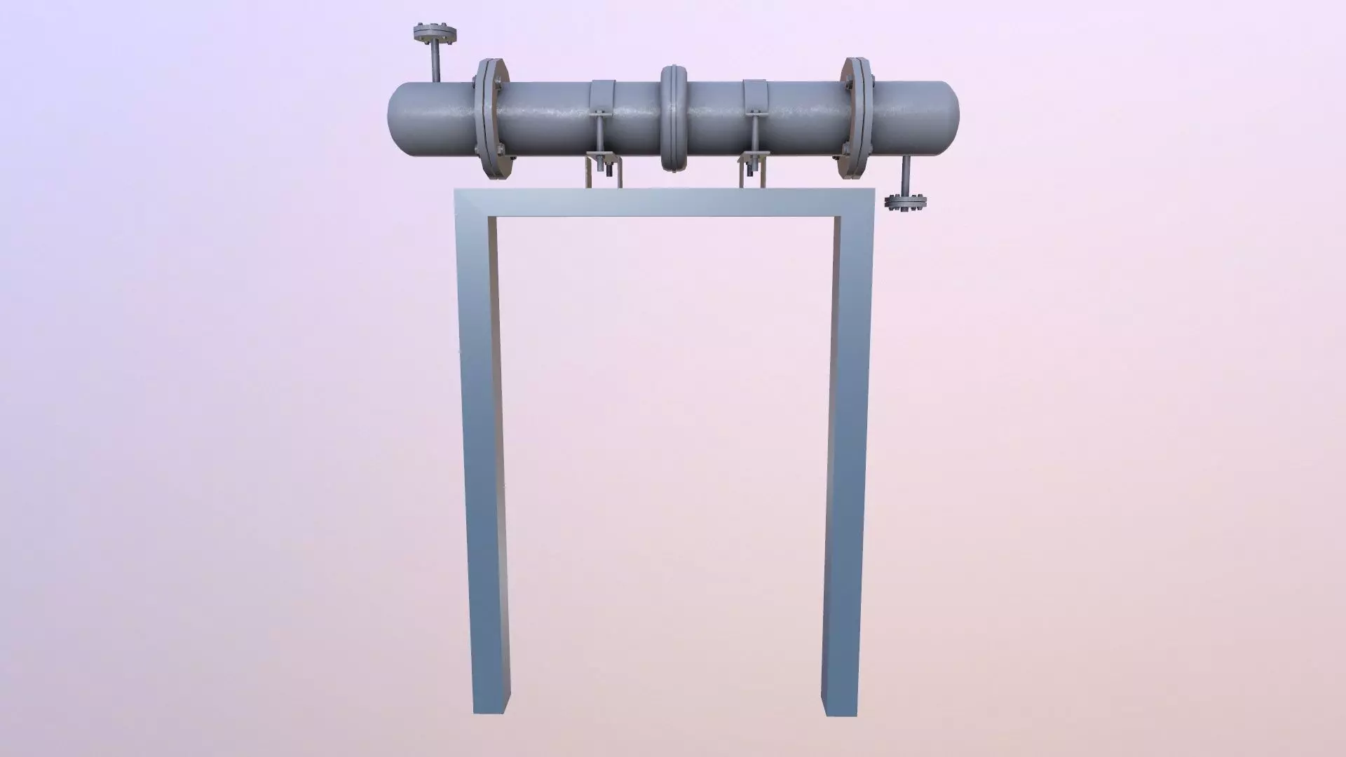 Heat Exchangers Low-poly 3D model_0