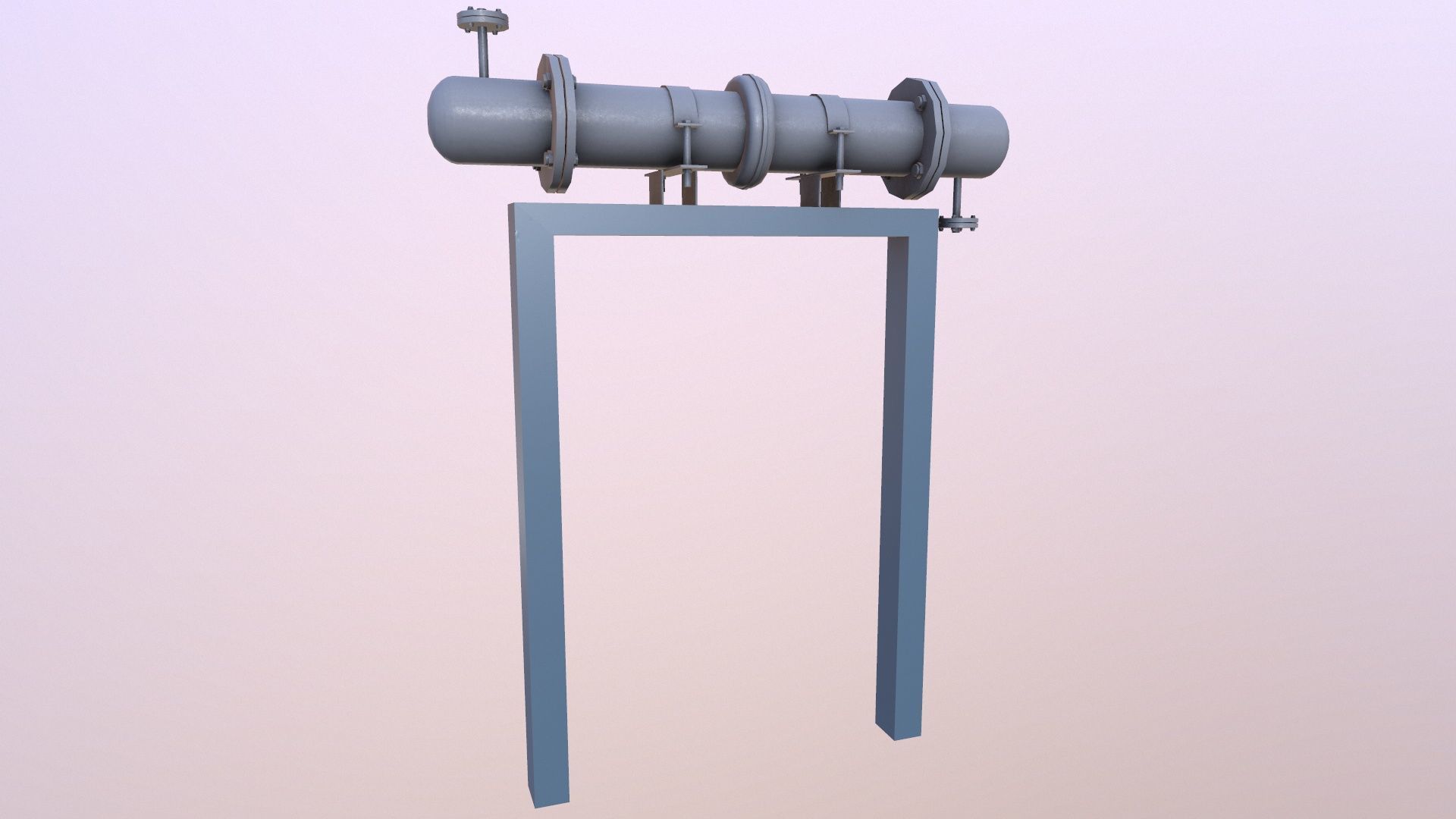Heat Exchangers Low-poly 3D model_2