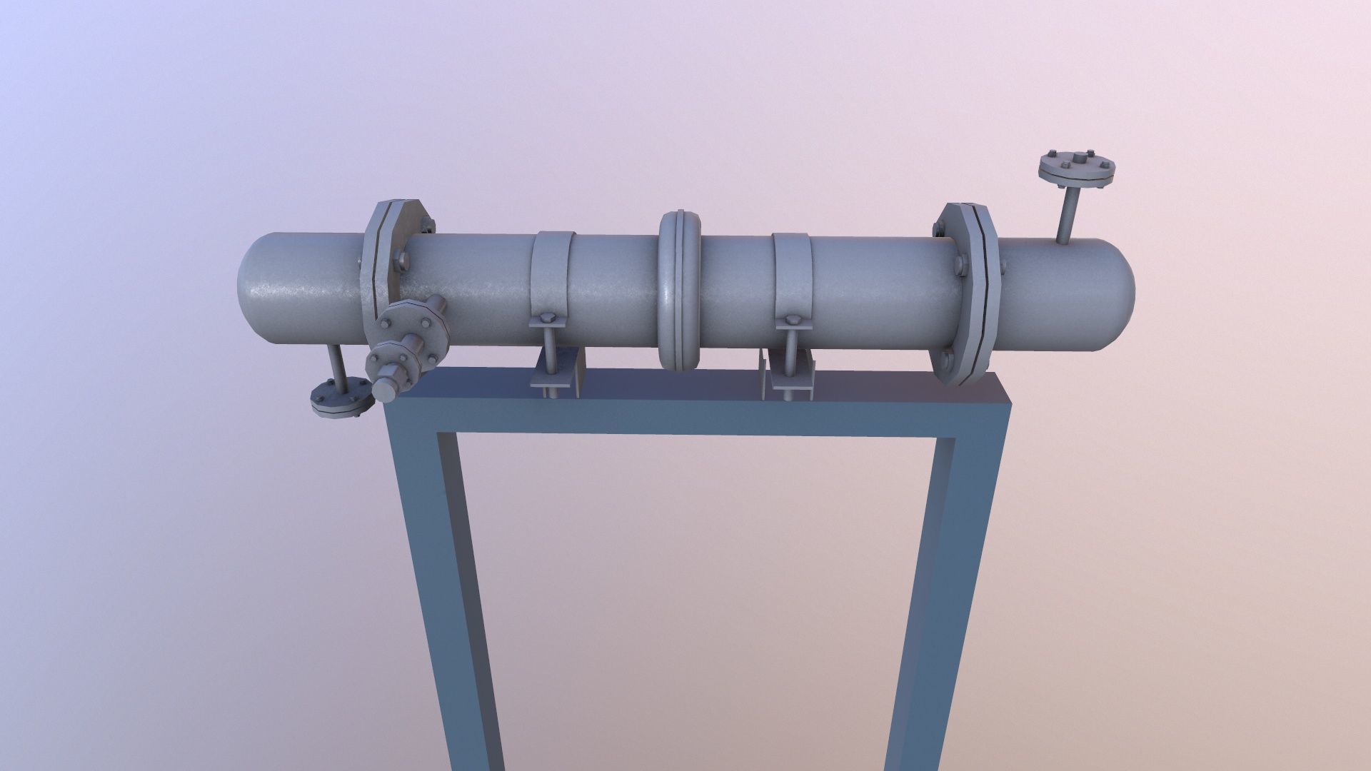 Heat Exchangers Low-poly 3D model_7