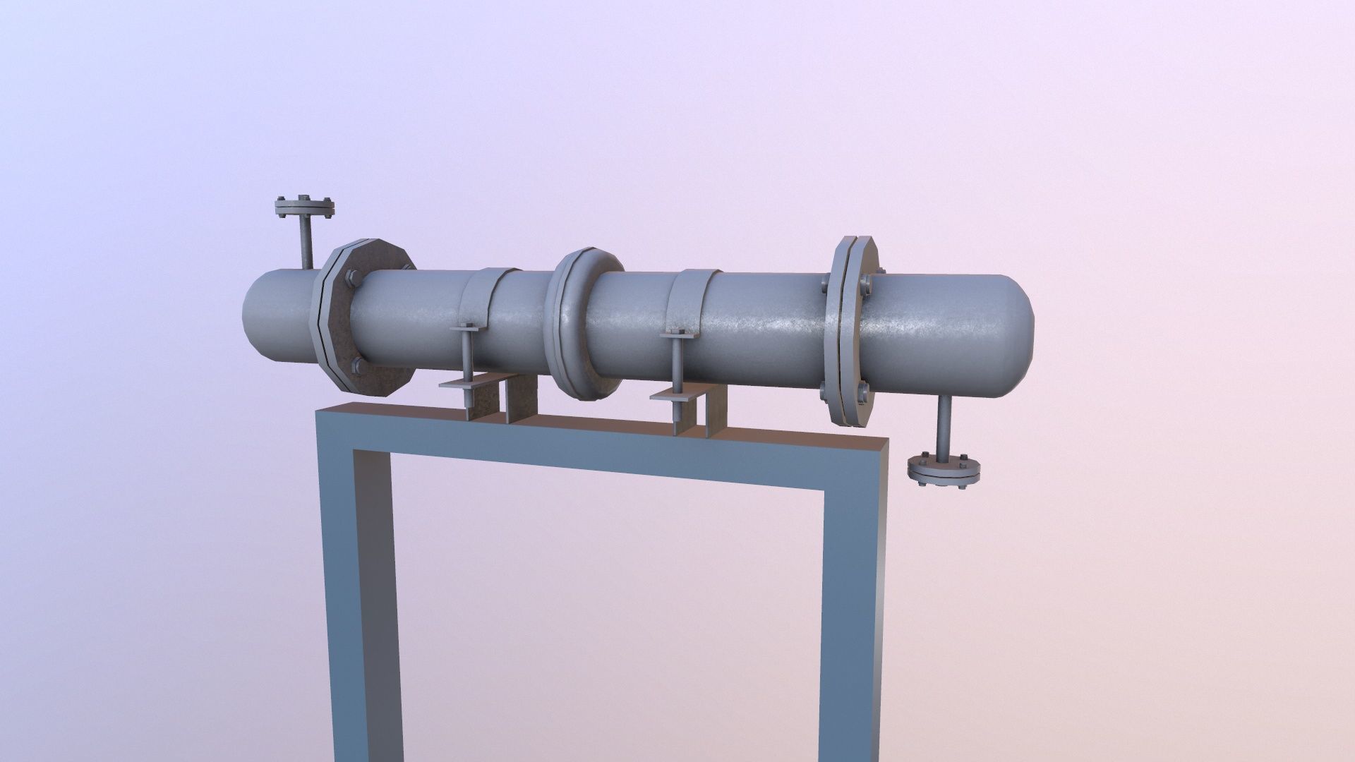 Heat Exchangers Low-poly 3D model_5
