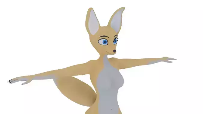 Female Anthro Fennec