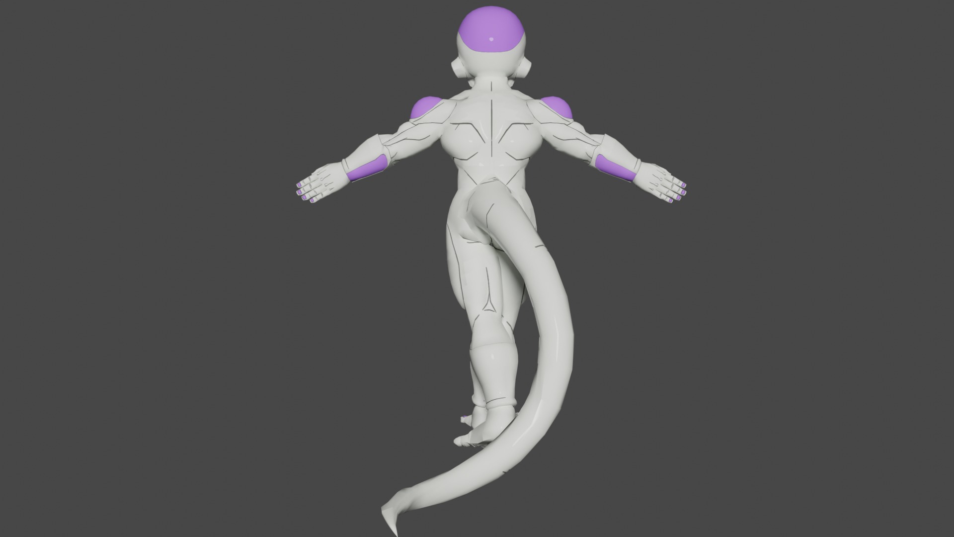 Frieza Final Form Low-poly 3D model_4