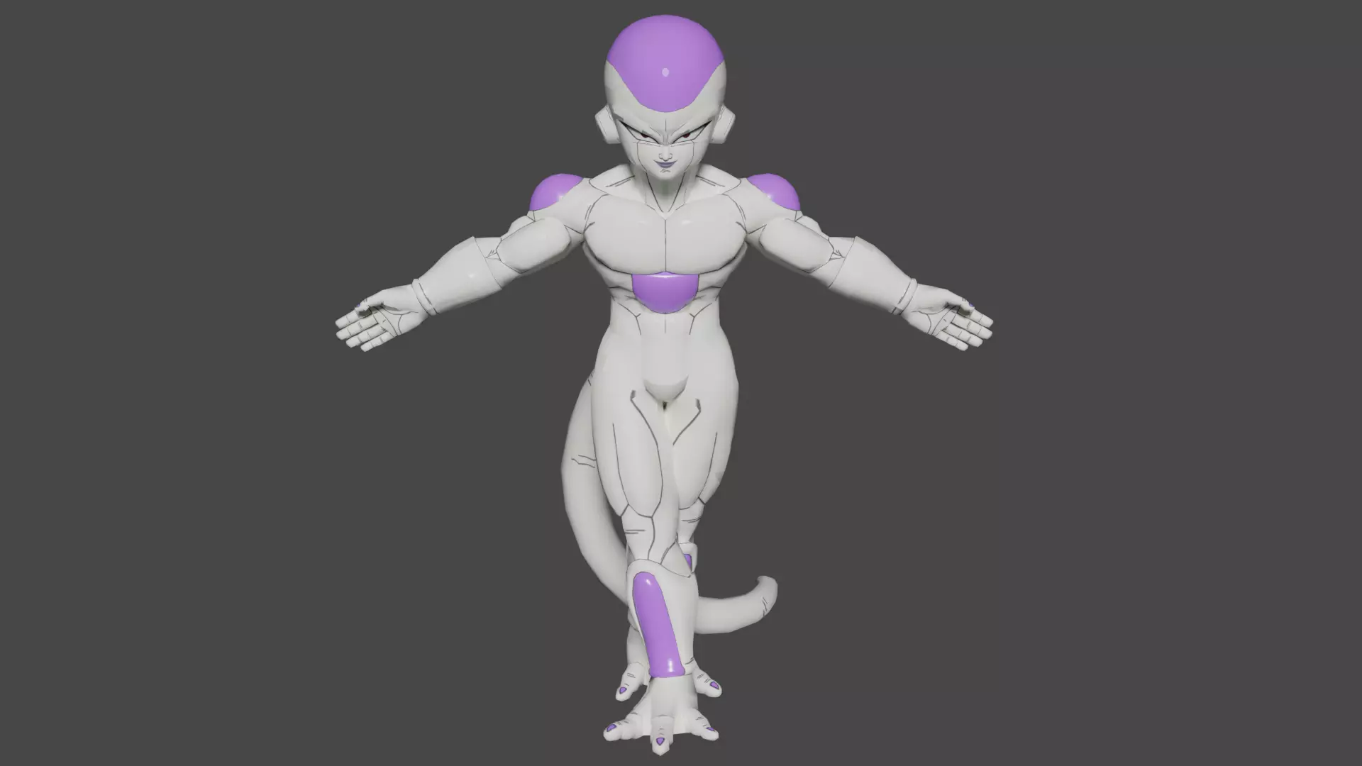 Frieza Final Form Low-poly 3D model_0