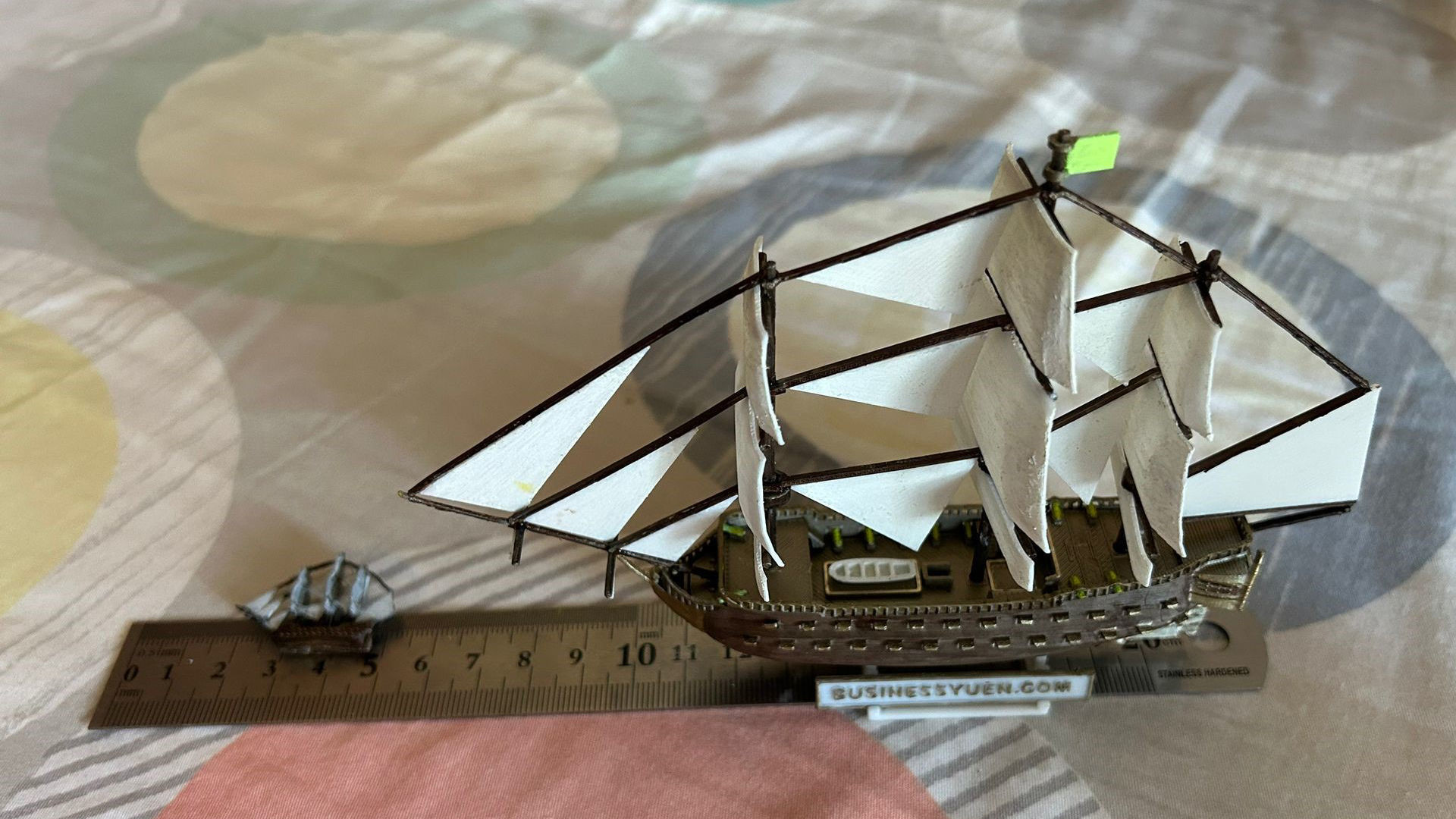 Medieval Ship Low-poly 3D model_11