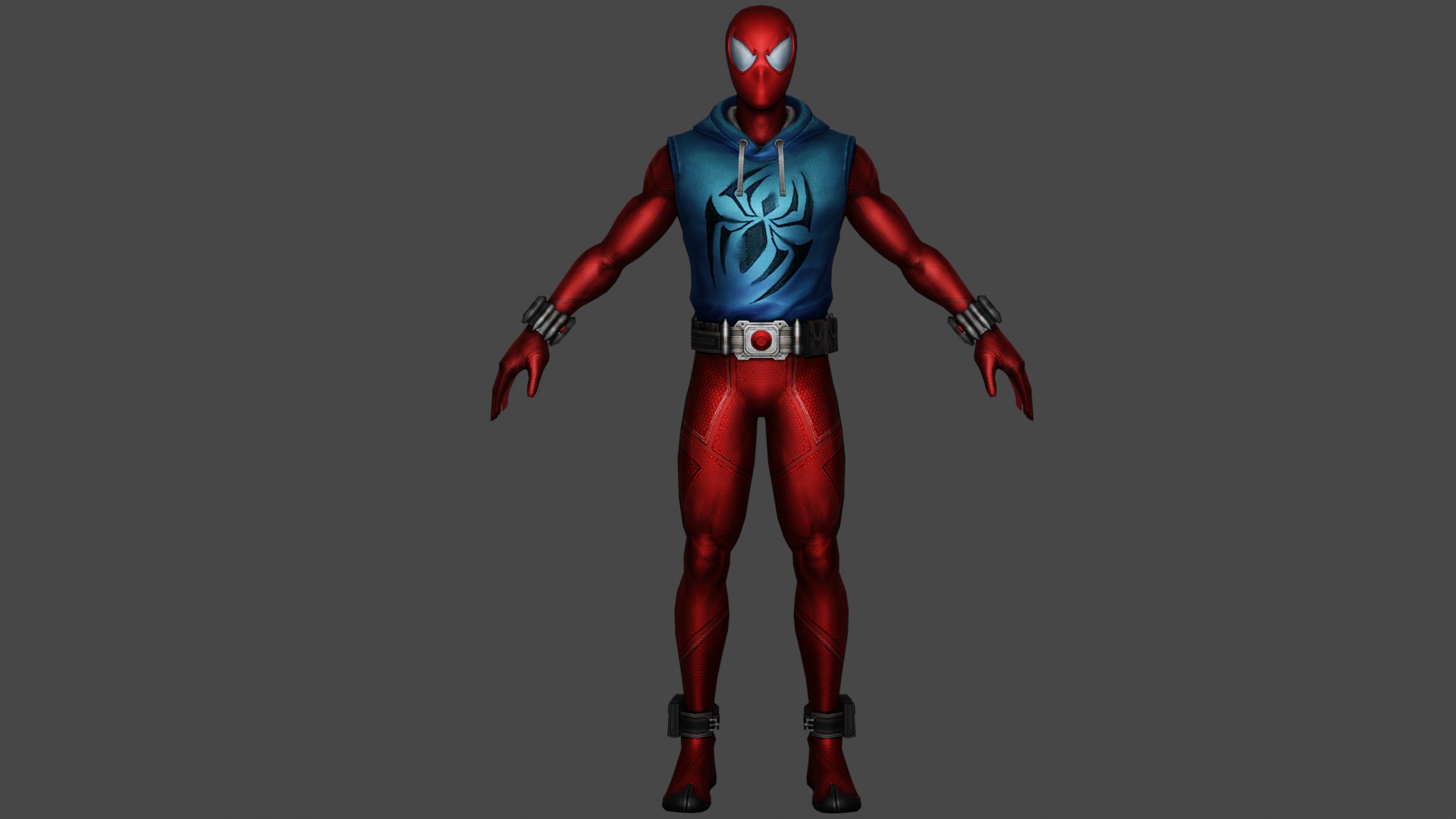 Scarlet Spider 3D model 3D model_1