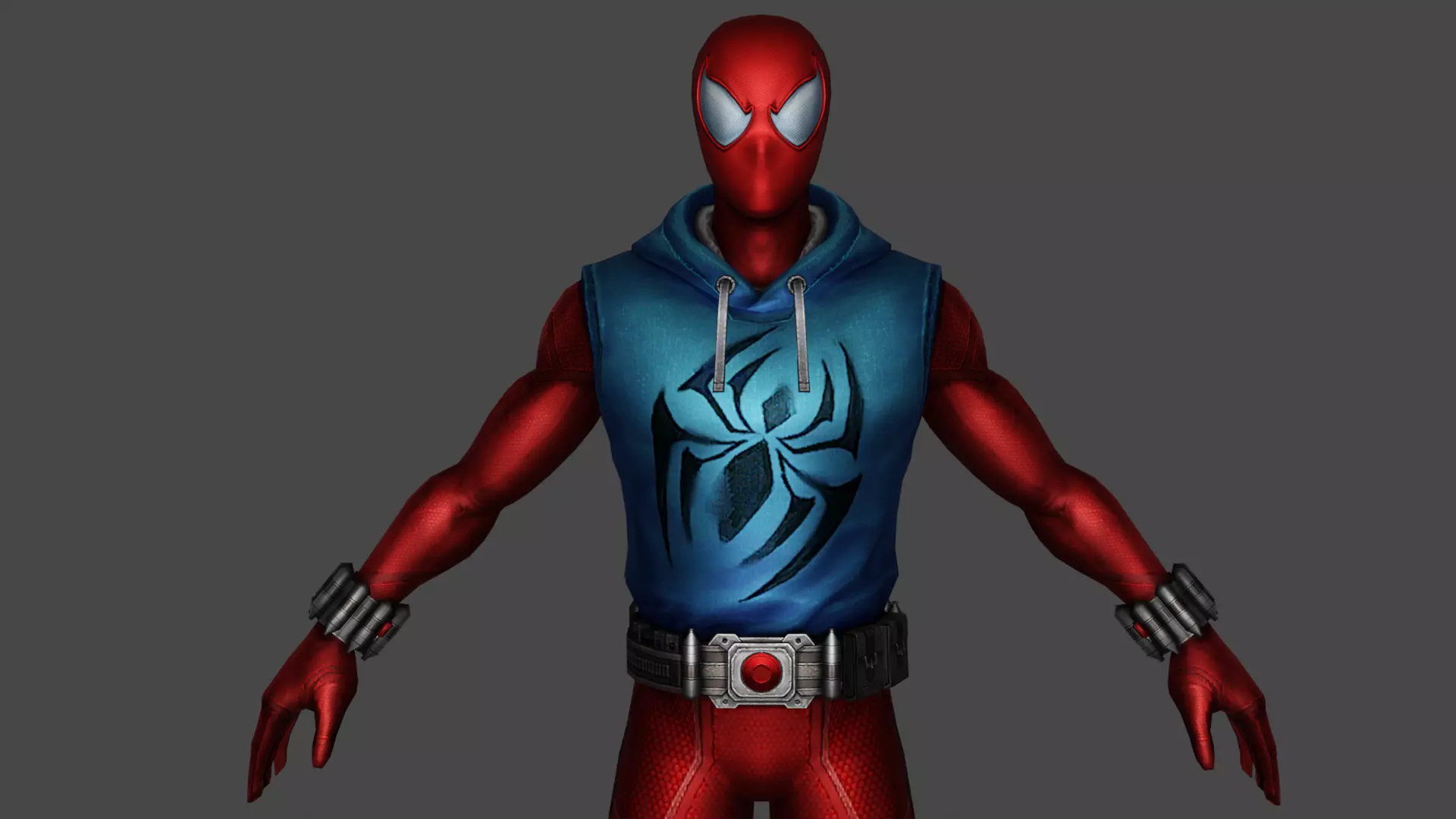 Scarlet Spider 3D model 3D model_0