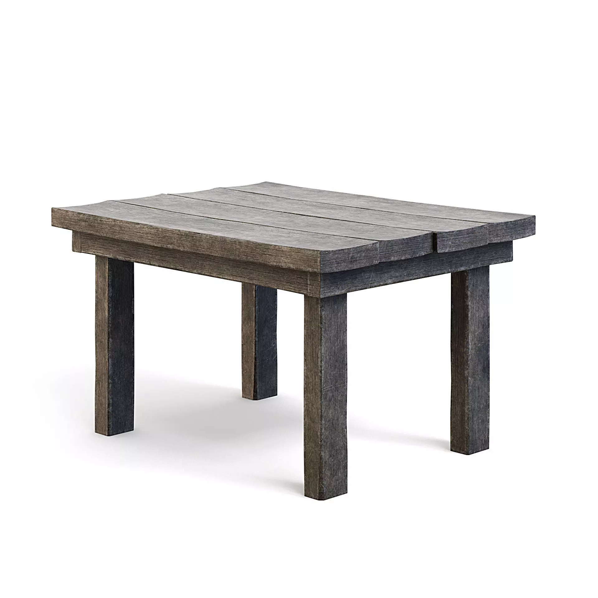 Wooden Table 3D model_0