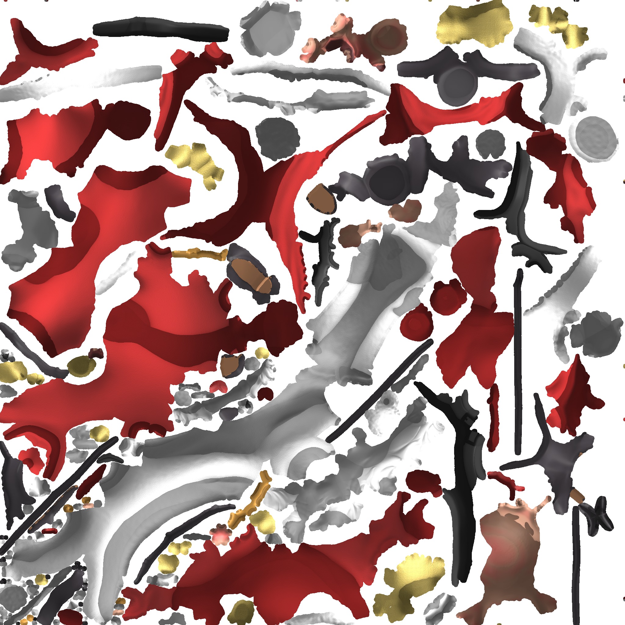 Santa Claus with Puppet  3D print model_12