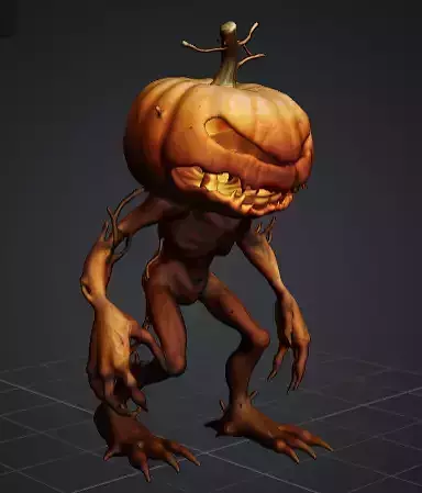pumpkin man