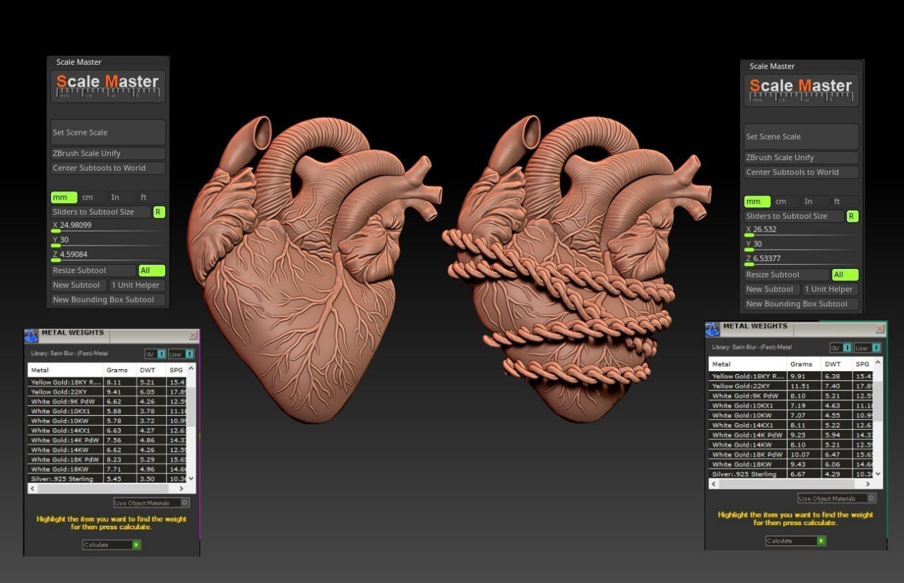 Heart Pack M25 3D print model_4