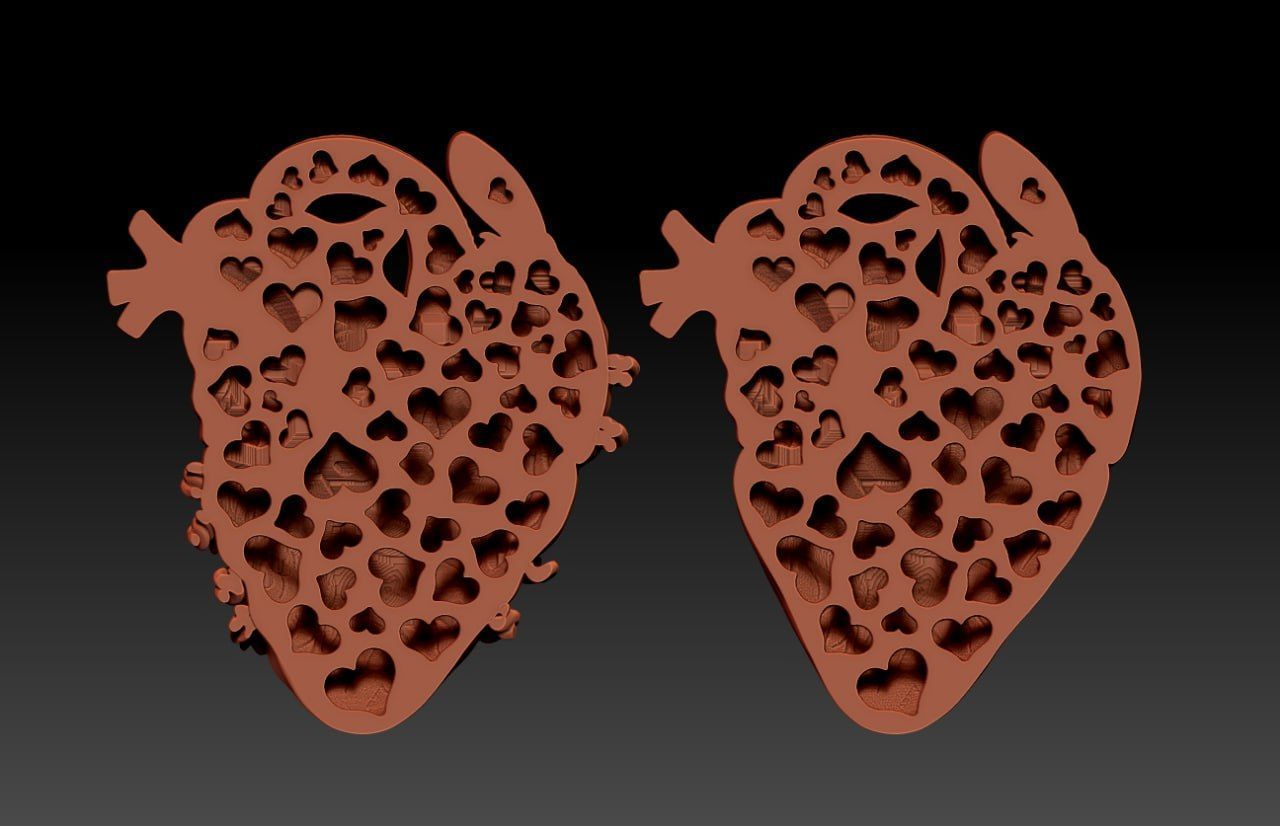 Heart Pack M25 3D print model_3