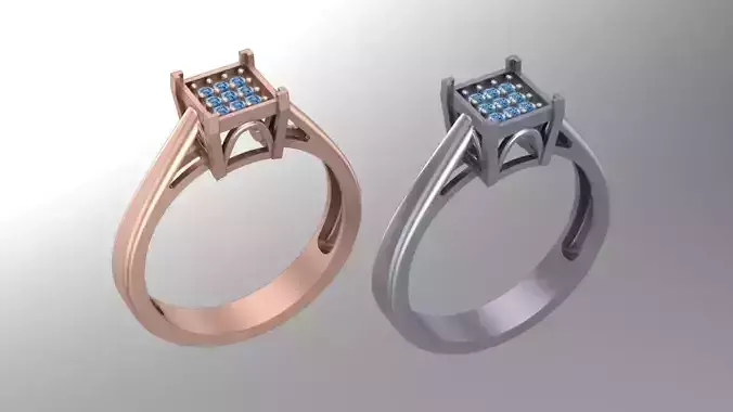 1st design of Solitaire and similar Pack 3D print model