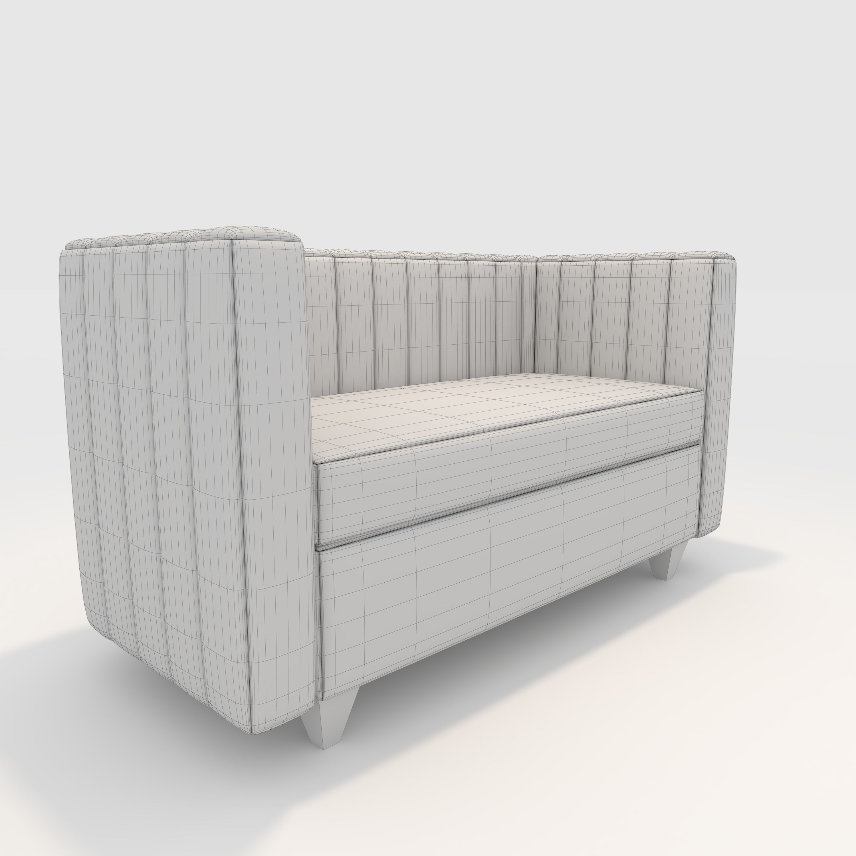Sofa 2 Seater 1 3D model_7