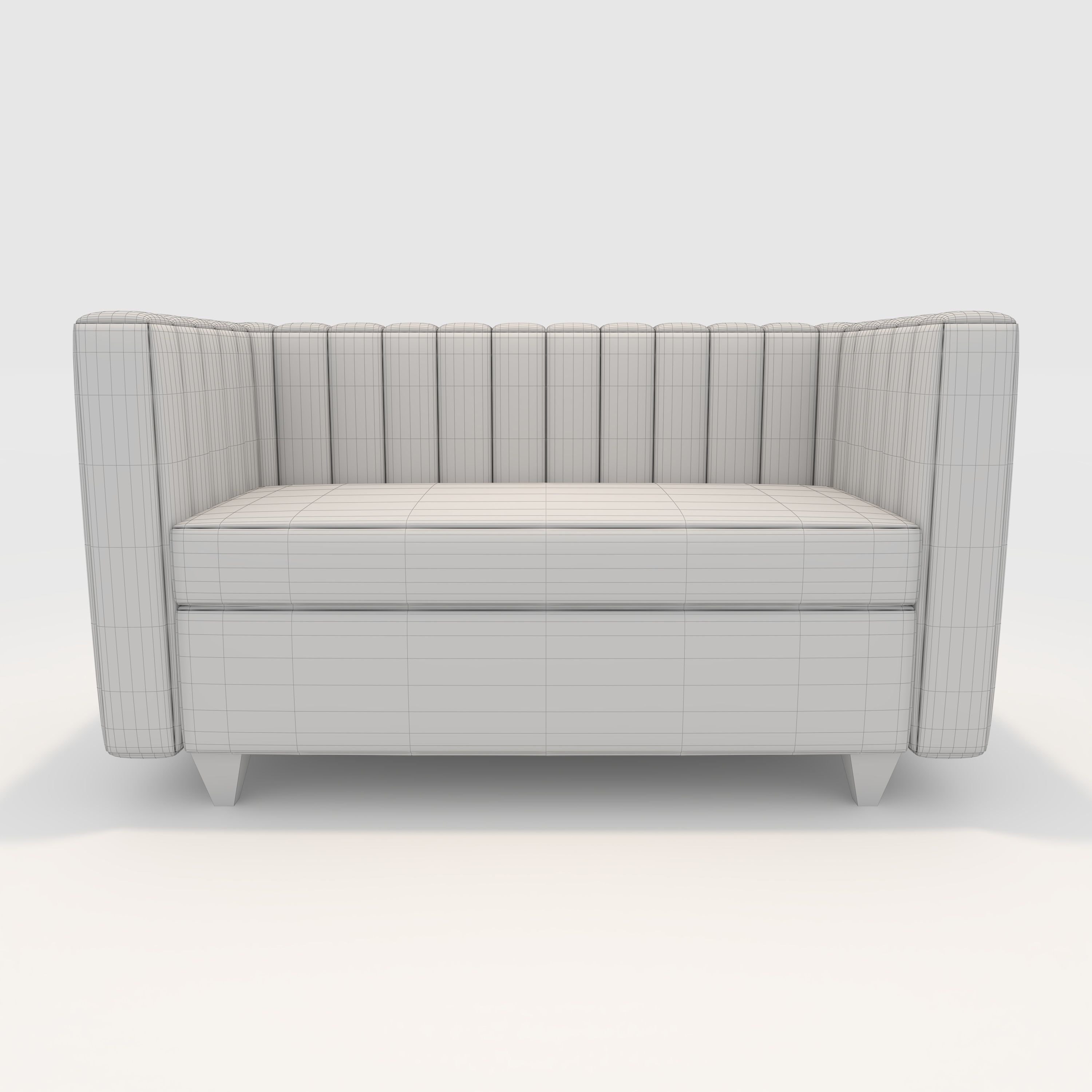 Sofa 2 Seater 1 3D model_9