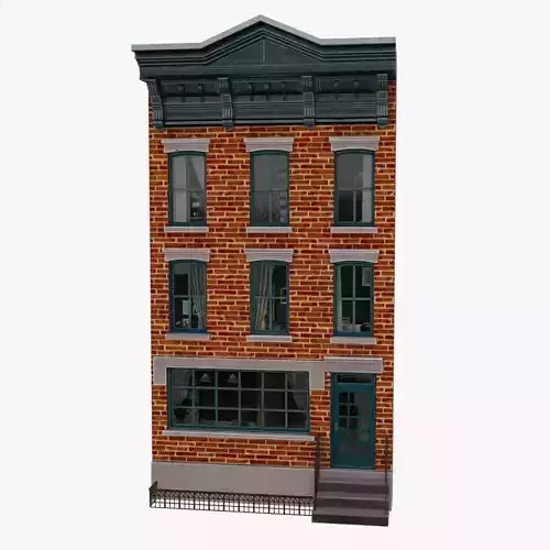 LowPoly FACADE West Village Townhouse