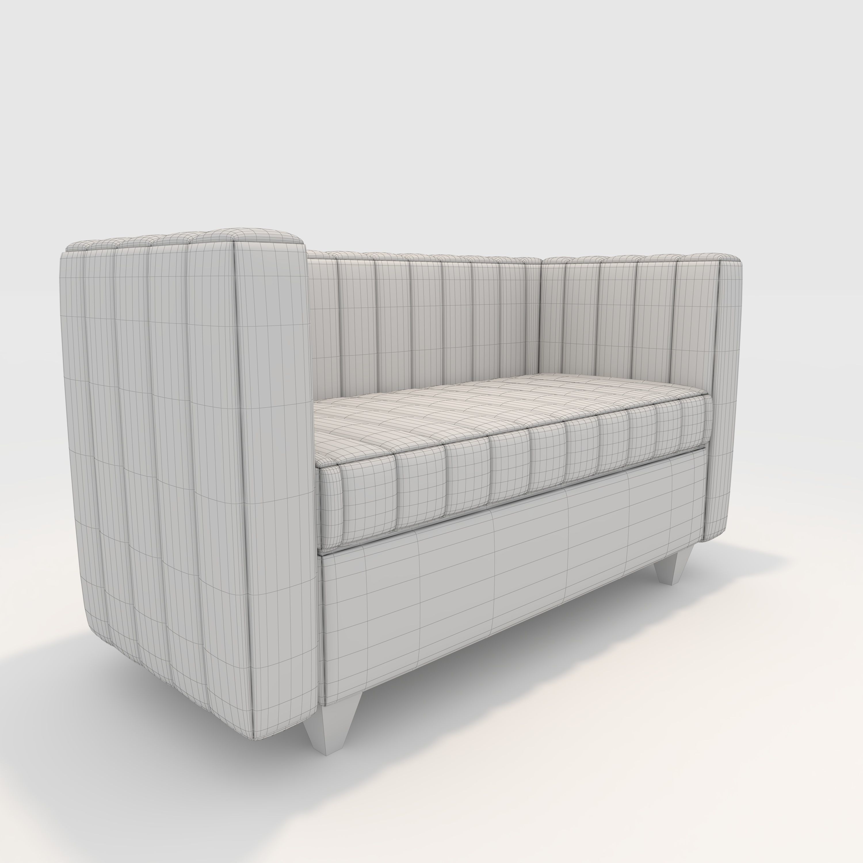 Sofa 2 Seater 3 3D model_7