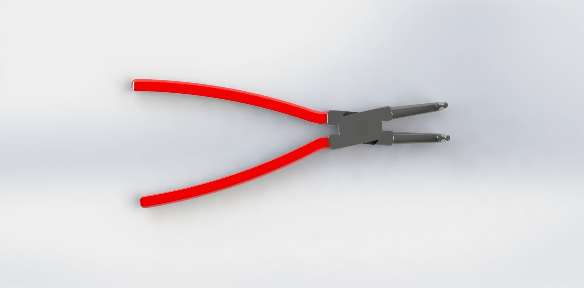 Alicate de Bico Nose Pliers 3D model_3