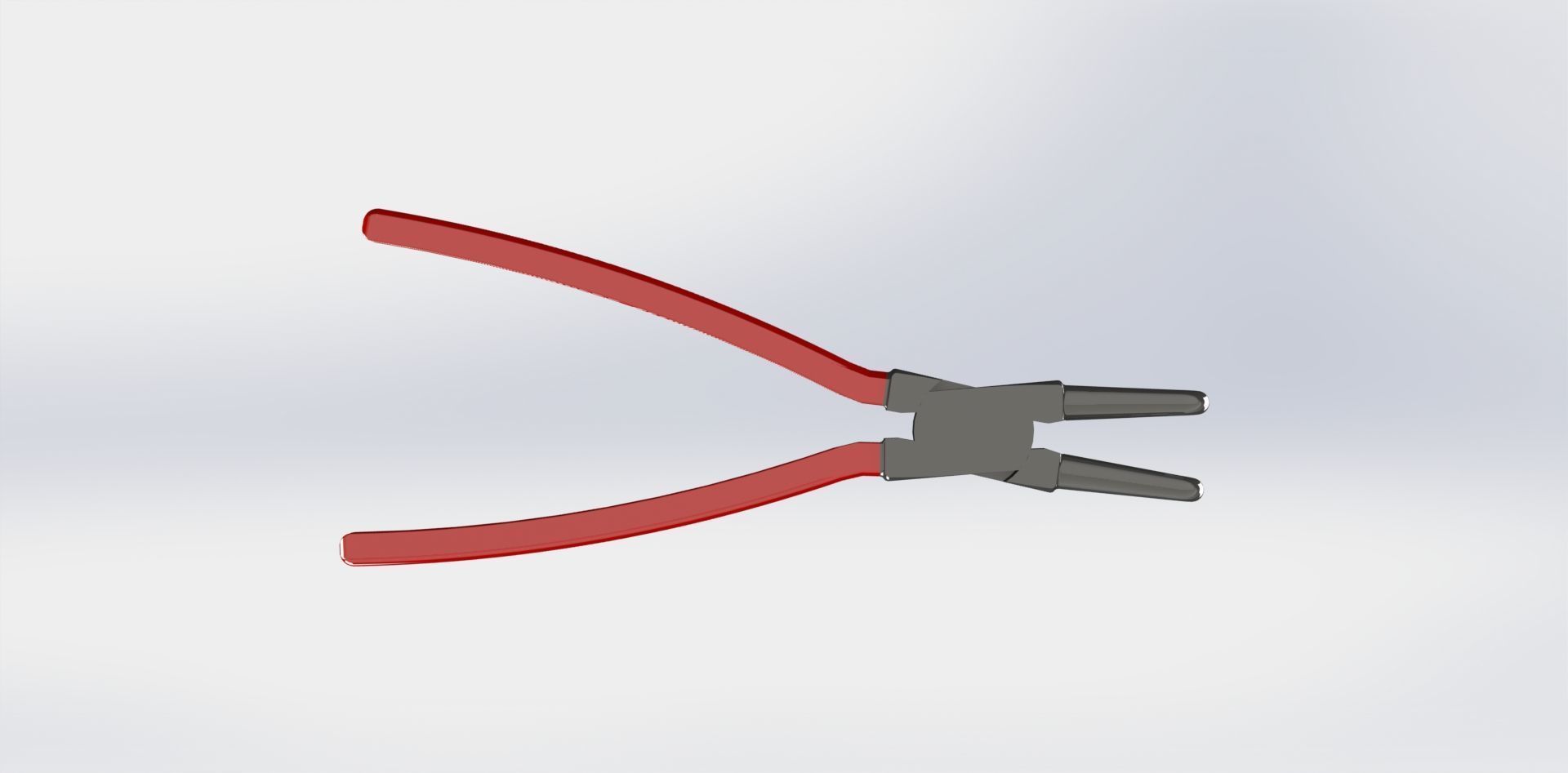 Alicate de Bico Nose Pliers 3D model_5