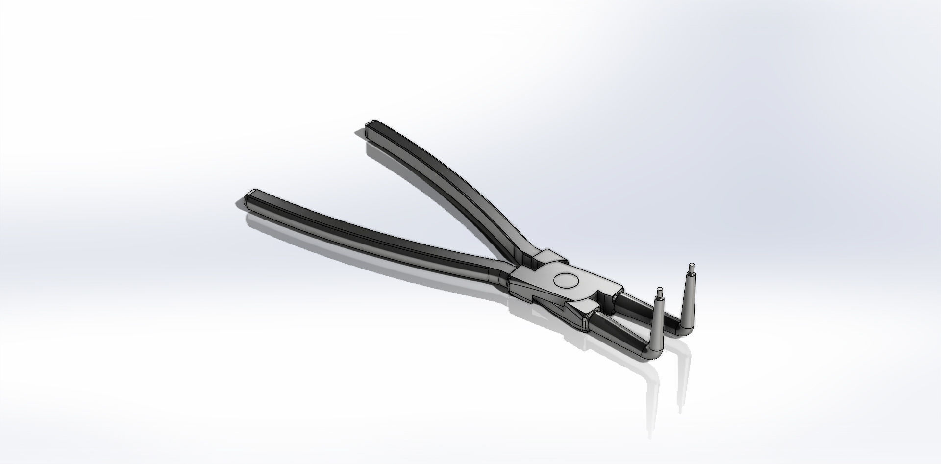 Alicate de Bico Nose Pliers 3D model_14
