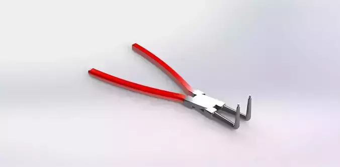 Alicate de Bico Nose Pliers 3D model