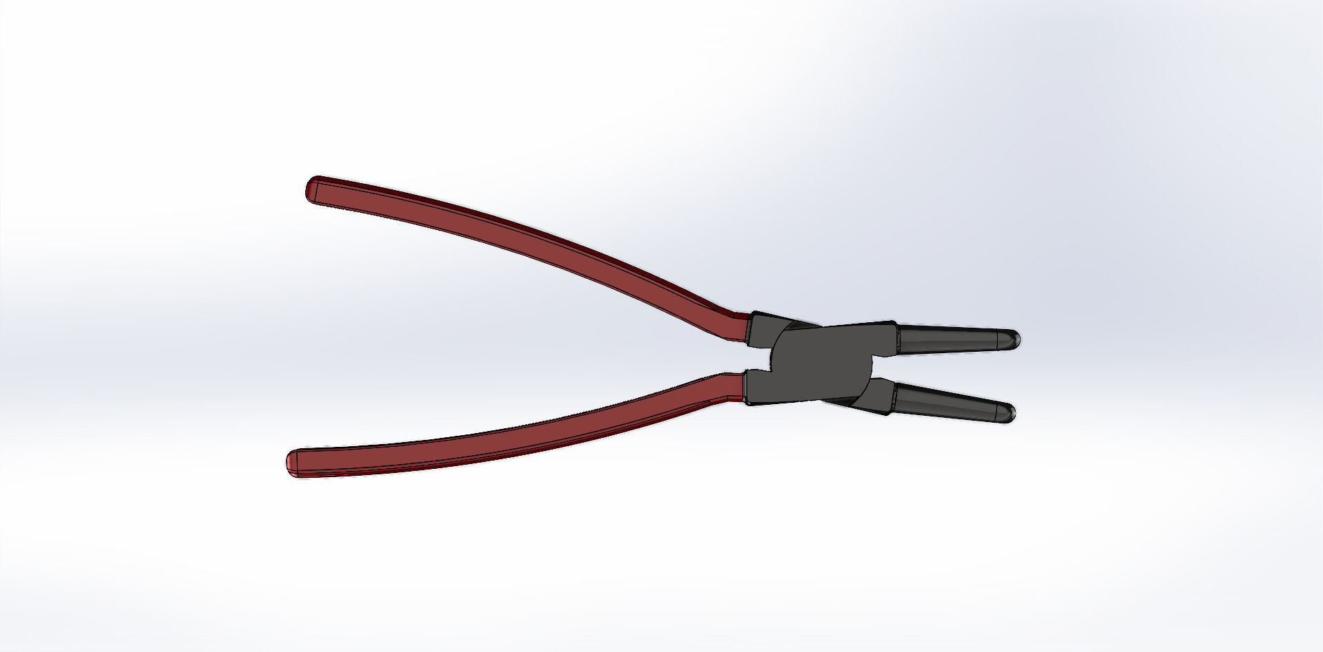 Alicate de Bico Nose Pliers 3D model_4