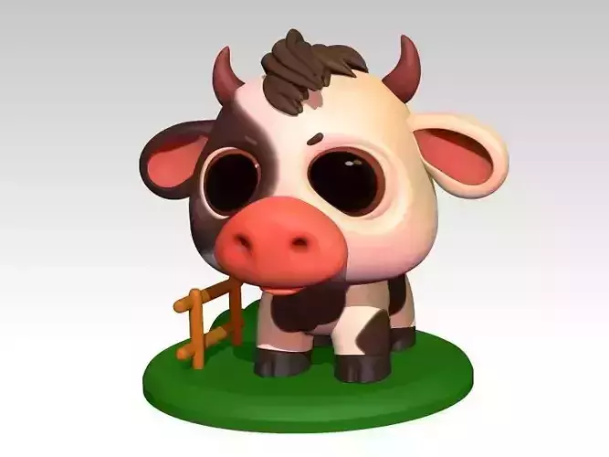 Kawaii cow