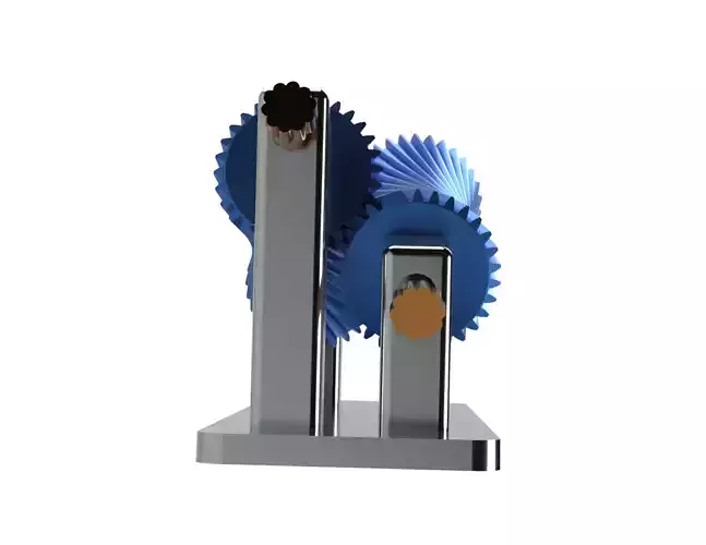 Hyperboloid gear - suport free  3D print model