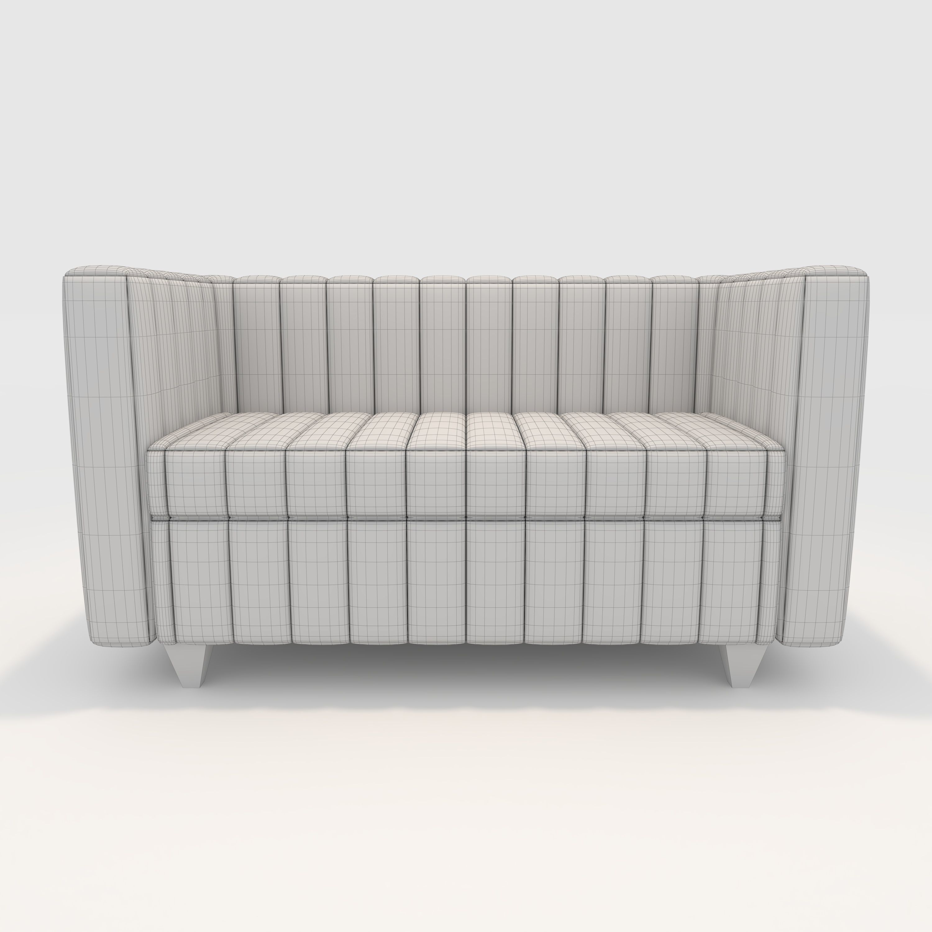 Sofa 2 Seater 4 3D model_9