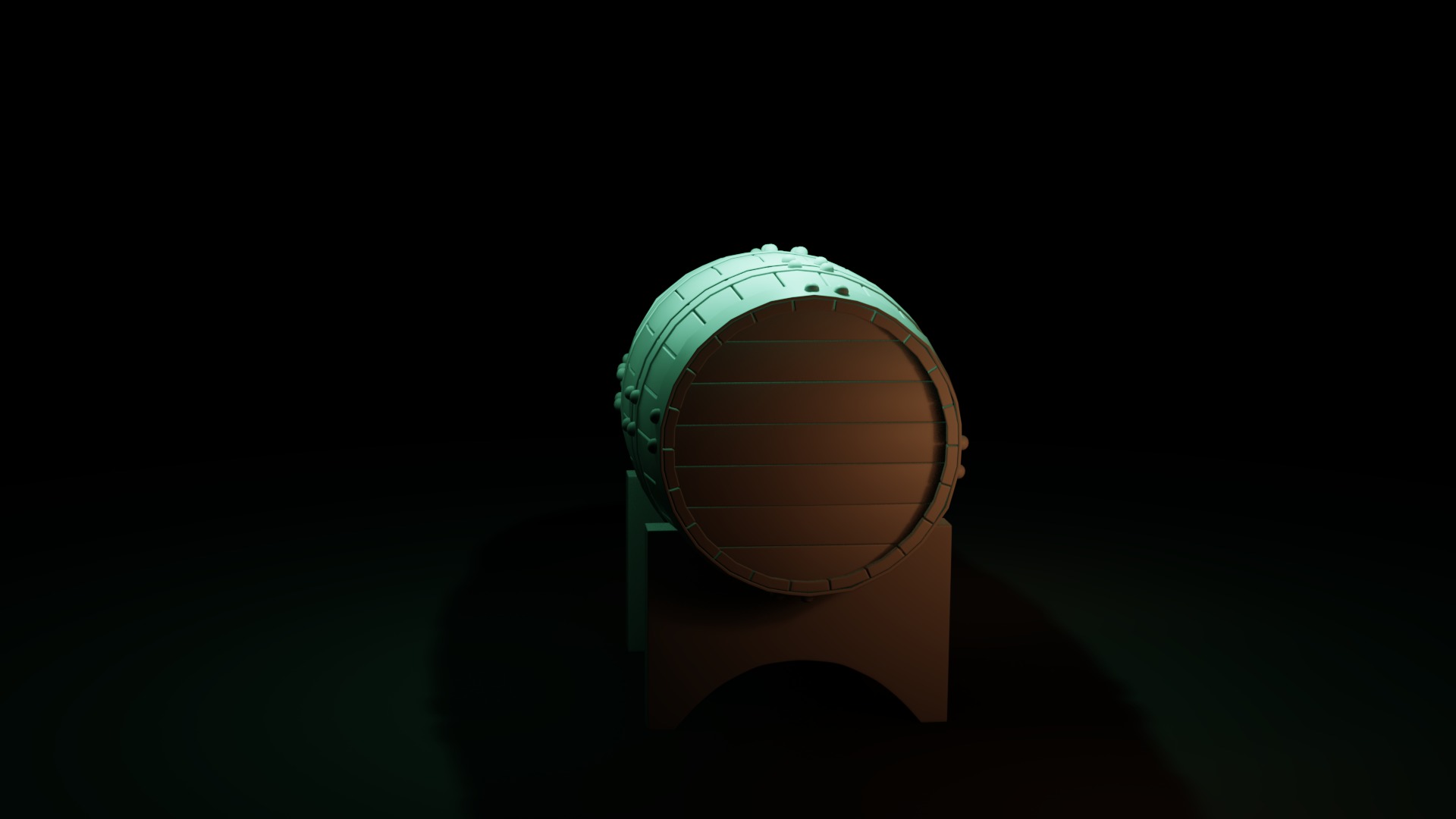 Free Barrel Free low-poly 3D model_21