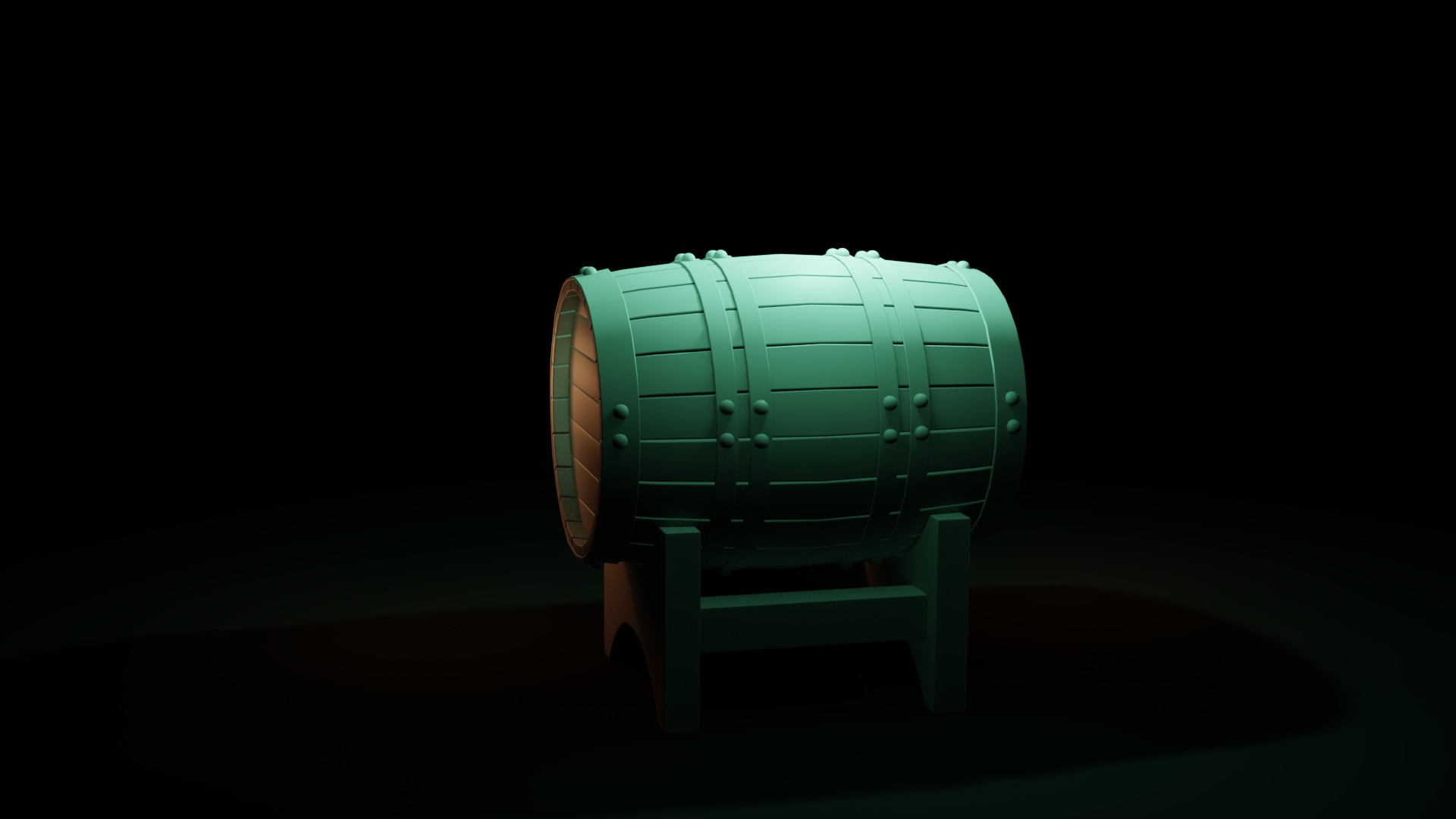 Free Barrel Free low-poly 3D model_18