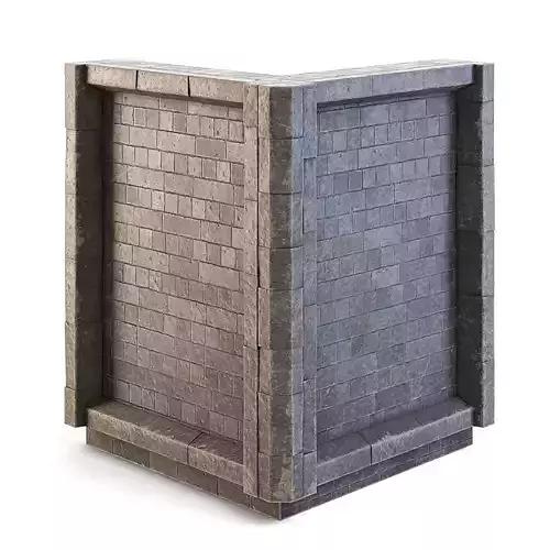 Dungeon Wall Corner Outside