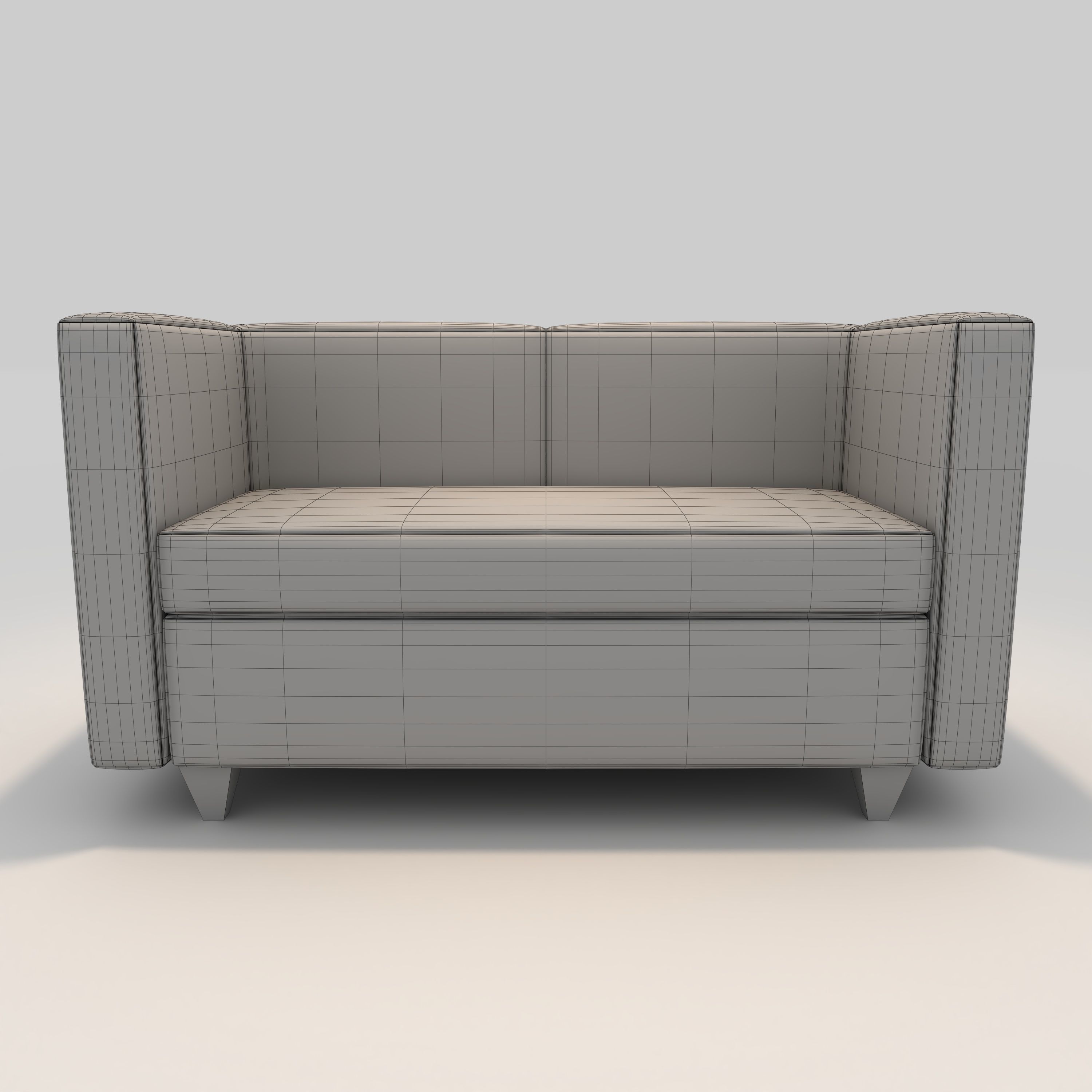 Sofa 2 Seater 5 3D model_9