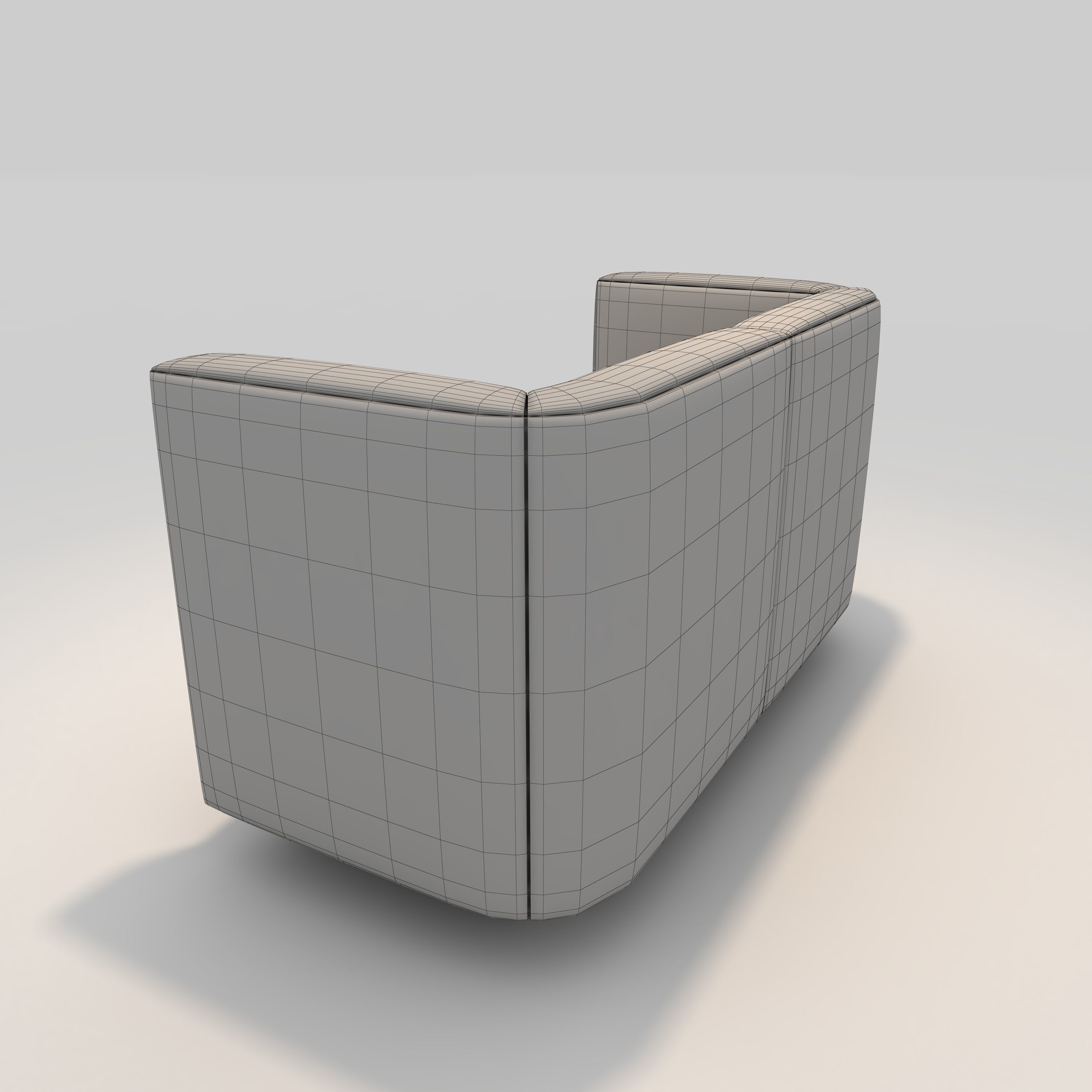 Sofa 2 Seater 5 3D model_5