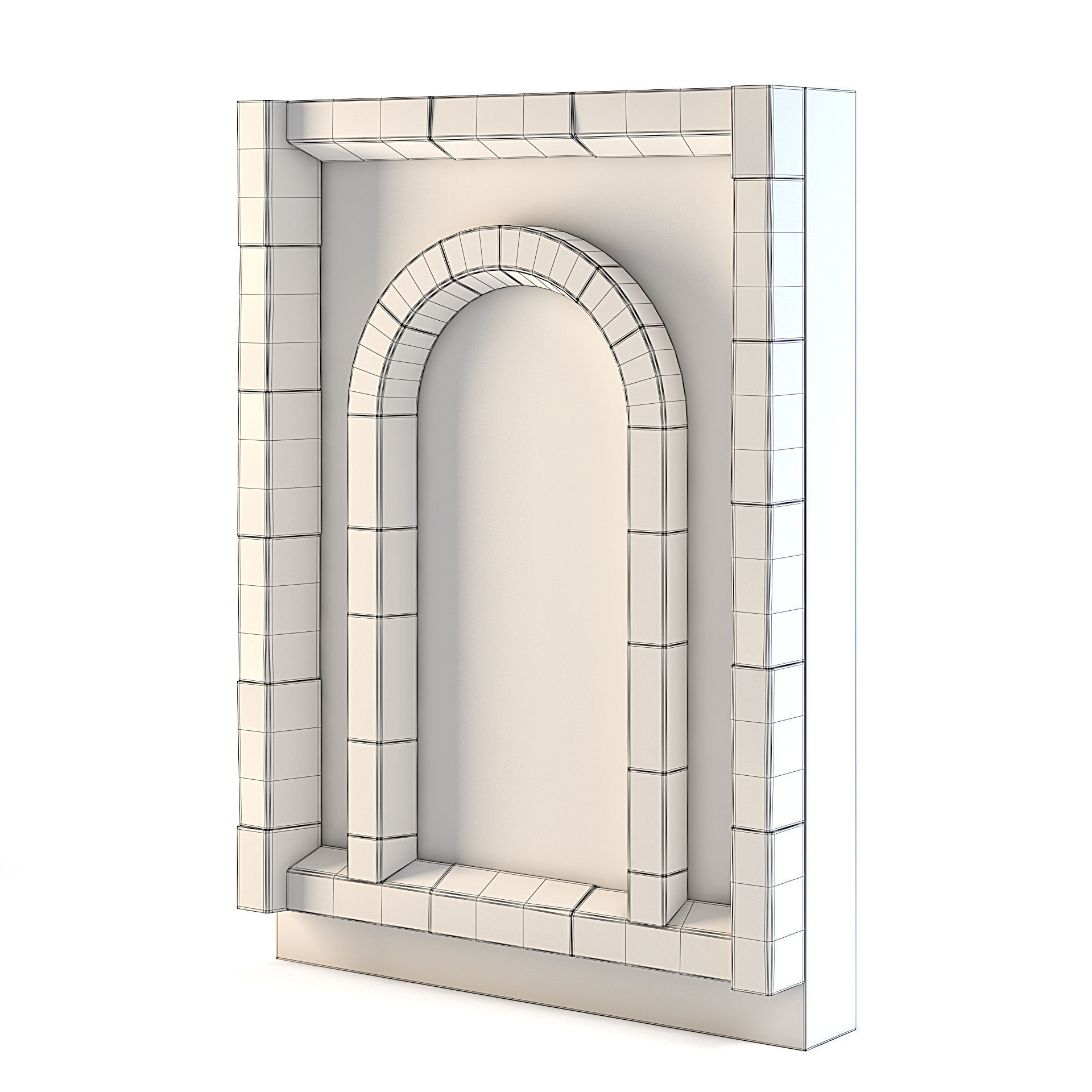 Dungeon Wall 3D model_5