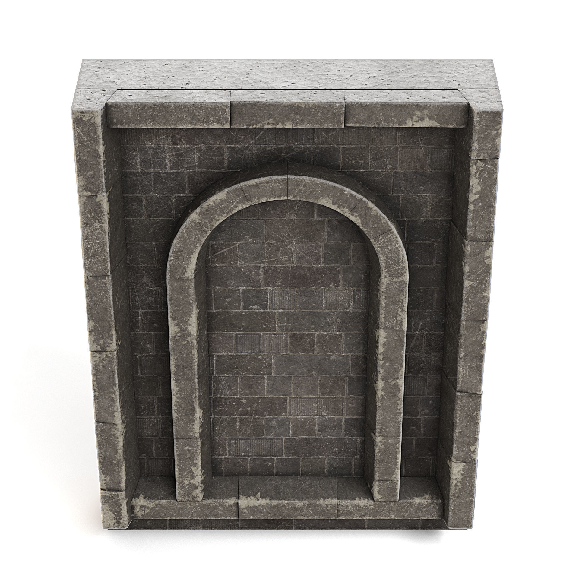 Dungeon Wall 3D model_6