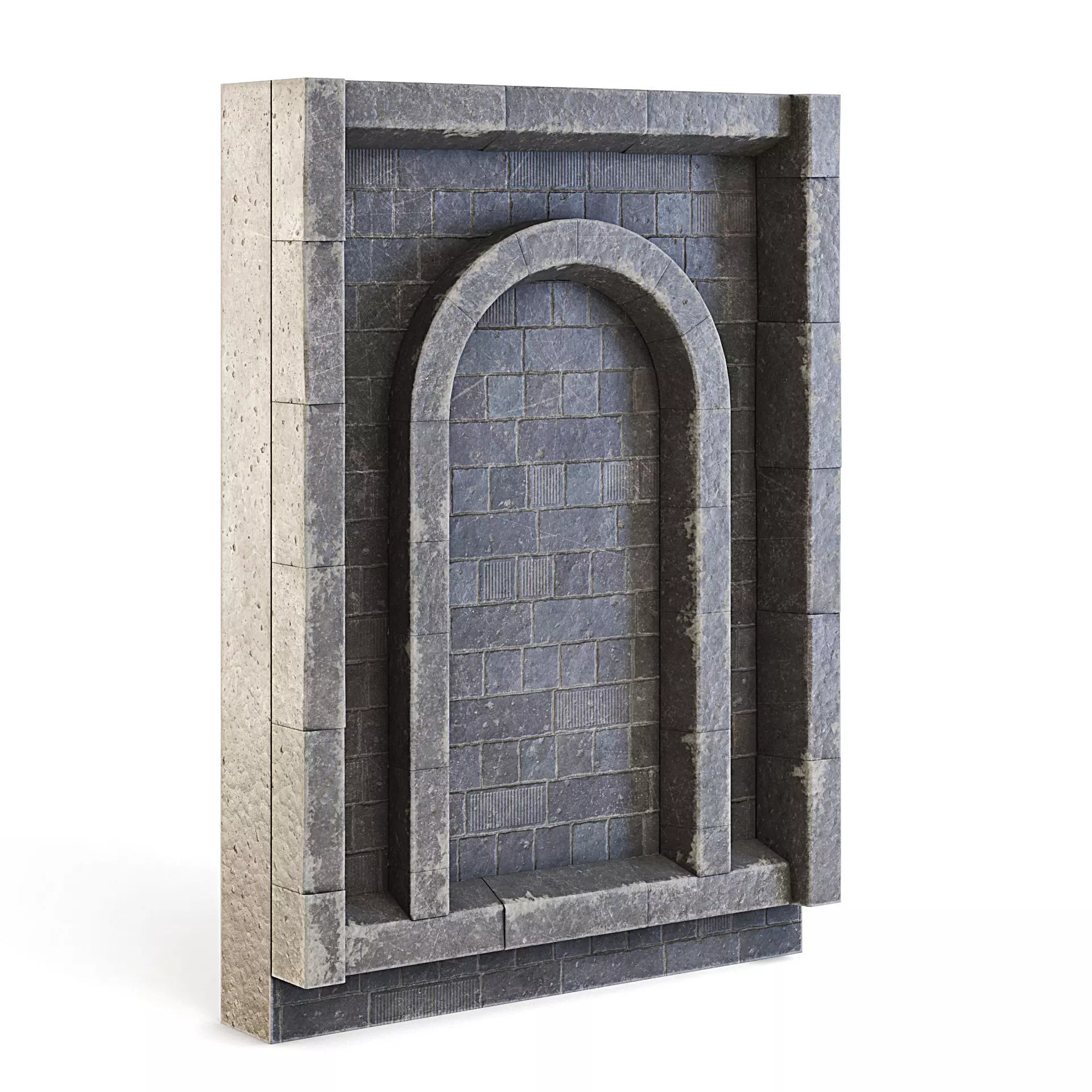 Dungeon Wall 3D model_0