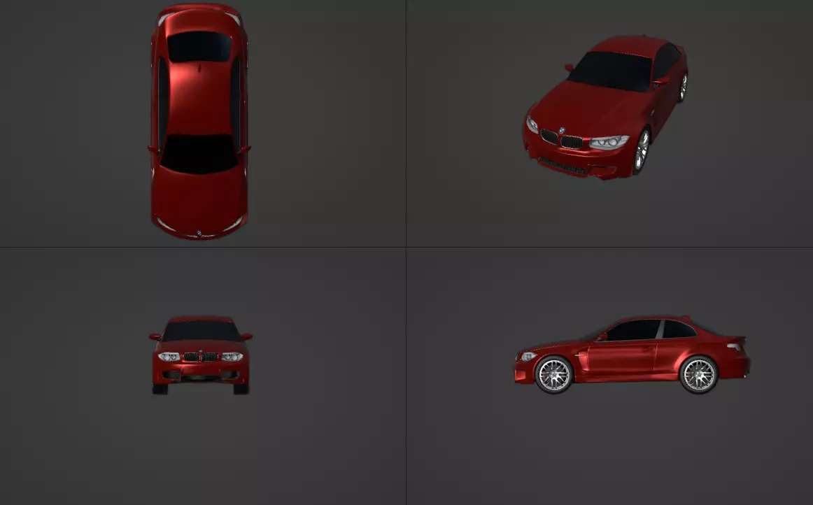 car model Free low-poly 3D model_0