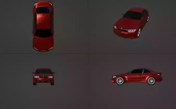 car model Low-poly 3D model